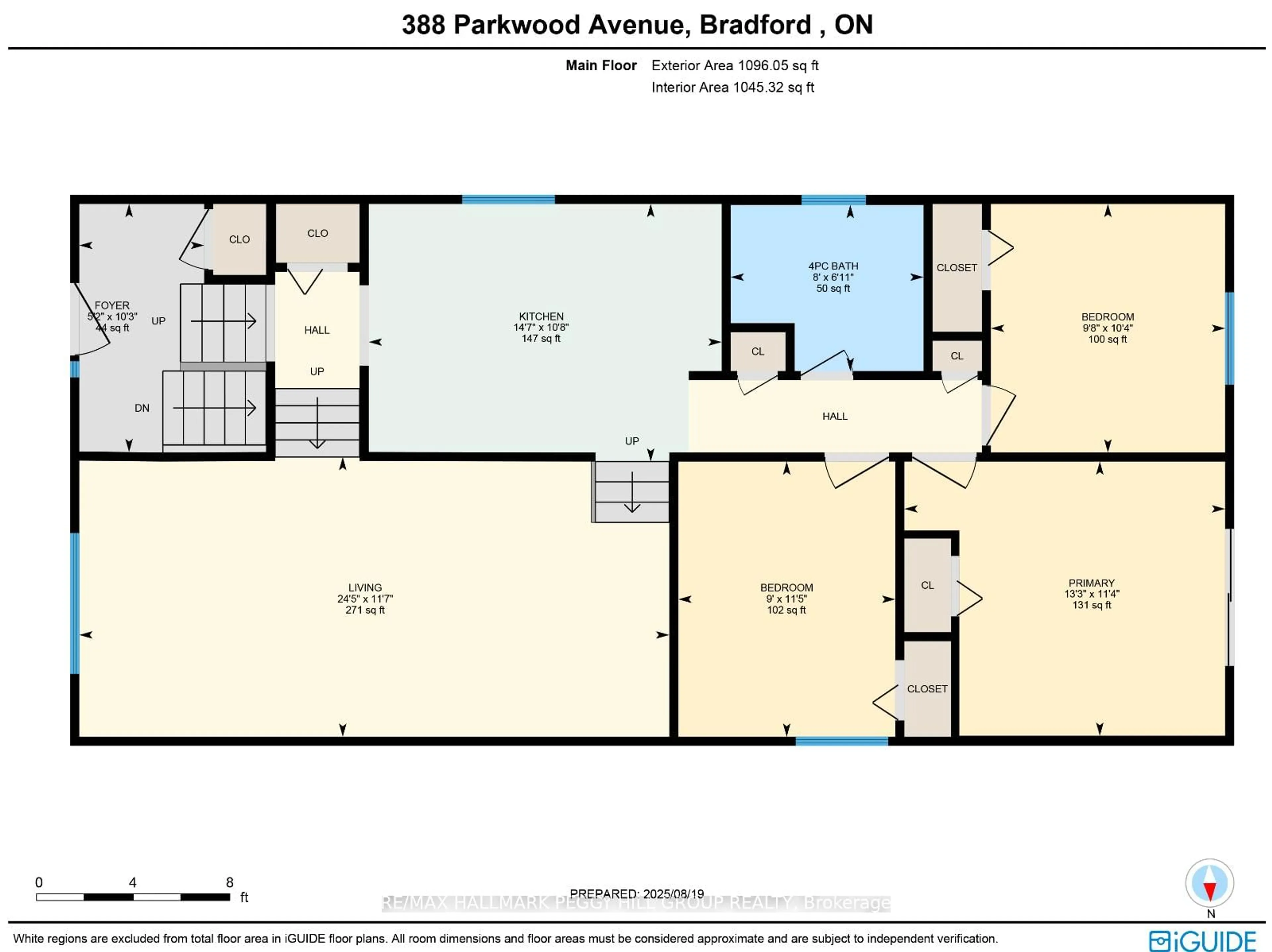 Floor plan for 388 Parkwood Ave, Bradford West Gwillimbury Ontario L3Z 2W9