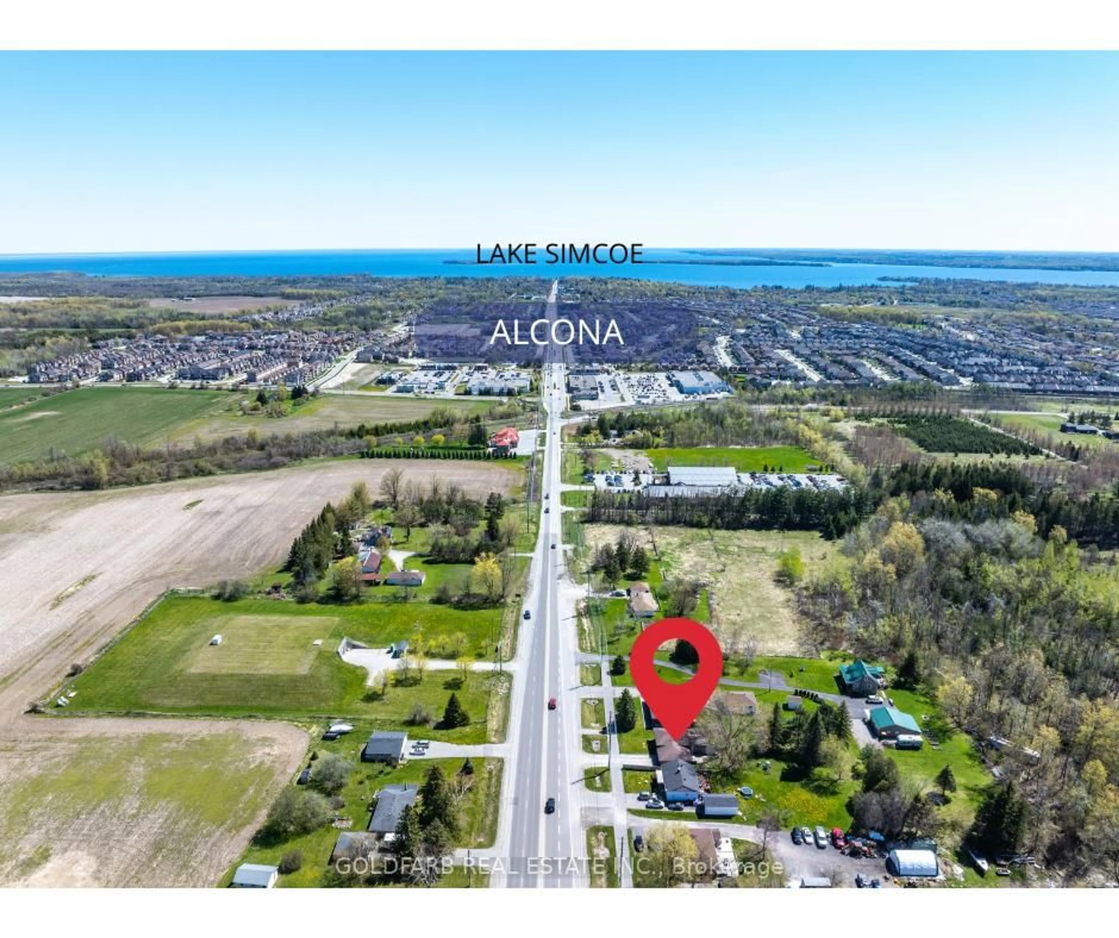 A pic from outside/outdoor area/front of a property/back of a property/a pic from drone, water/lake/river/ocean view for 1635 Innisfil Beach Rd, Innisfil Ontario L9S 4B3