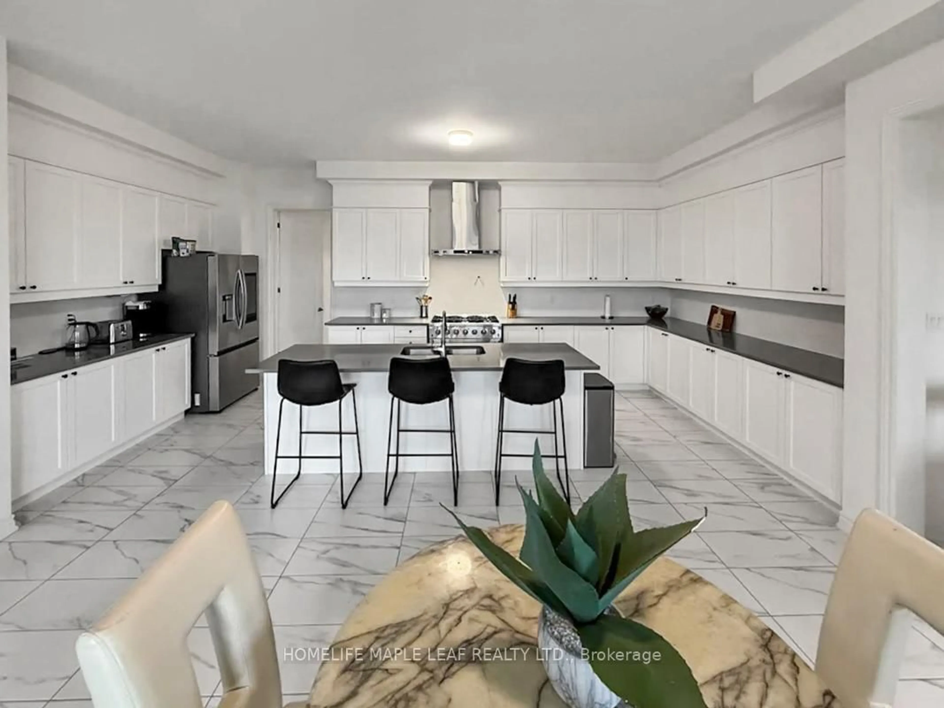 Contemporary kitchen, ceramic/tile floor for 4 Magnolia Ave, Adjala-Tosorontio Ontario L0G 1W0
