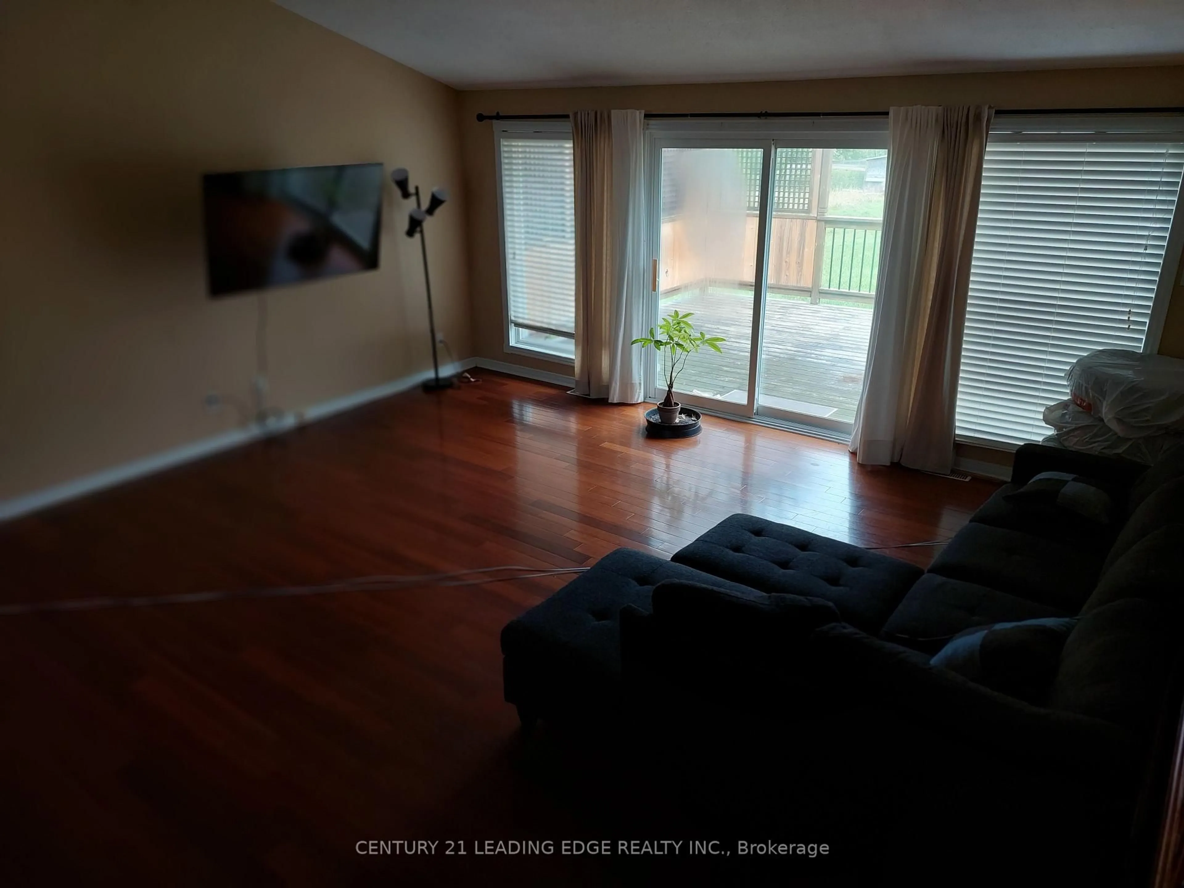Living room with furniture, wood/laminate floor for 4884 2nd Line Rd, New Tecumseth Ontario L0G 1T0