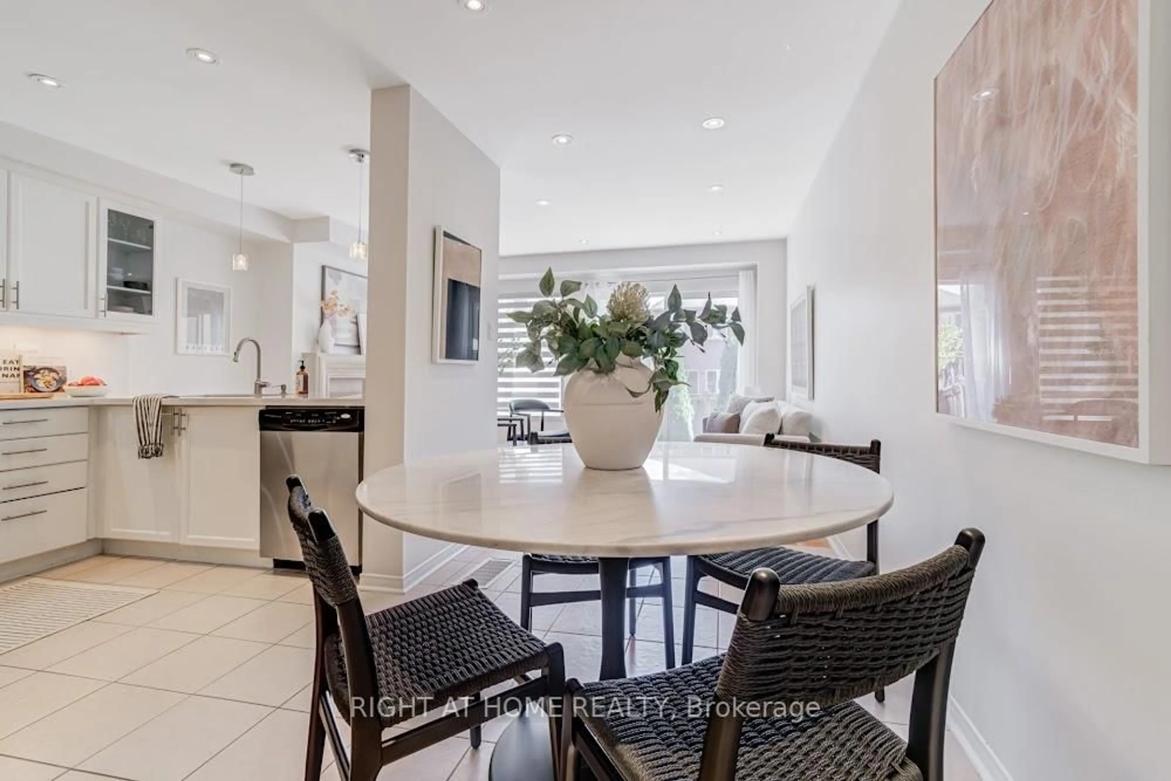 Contemporary kitchen, ceramic/tile floor for 35 Brahm Crt, Vaughan Ontario L4H 0K3