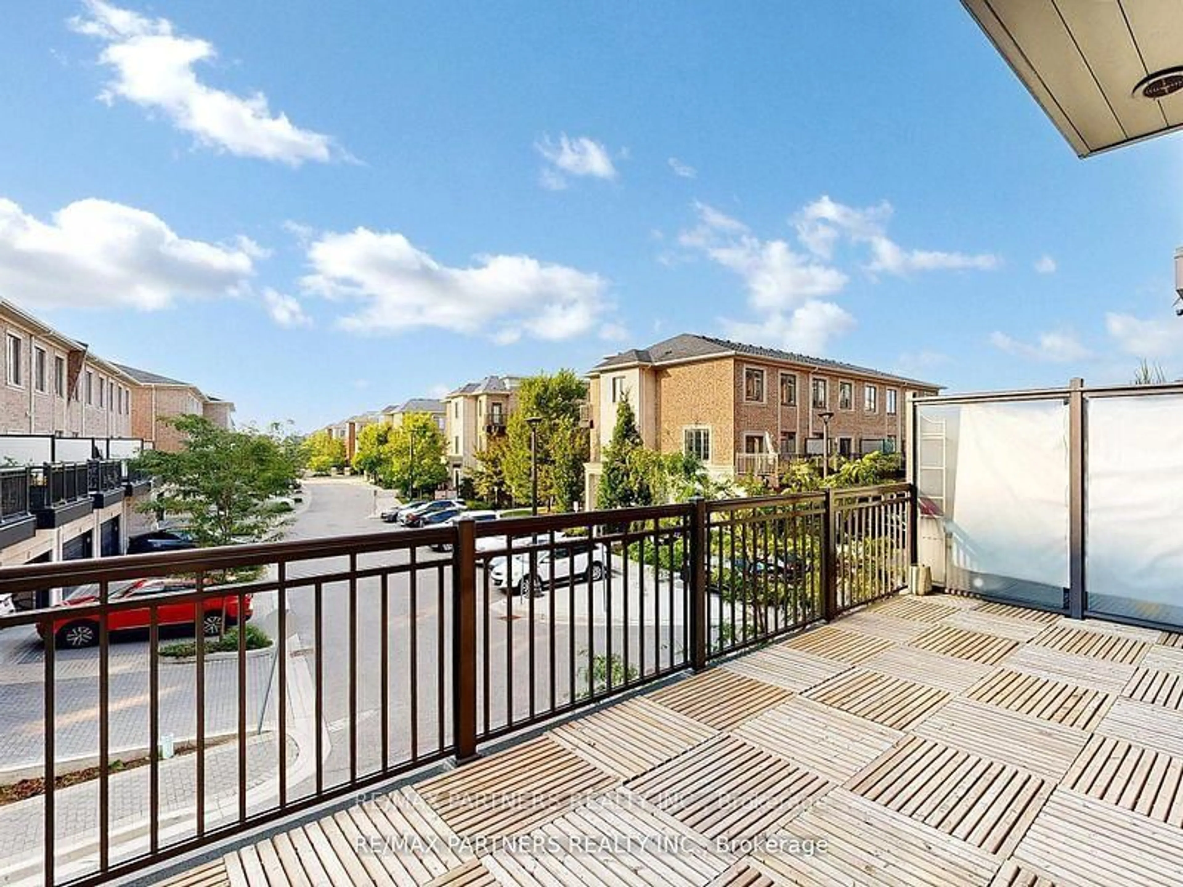 Balcony in the apartment, city buildings view from balcony for 4006 Highway 7, Markham Ontario L3K 5R8