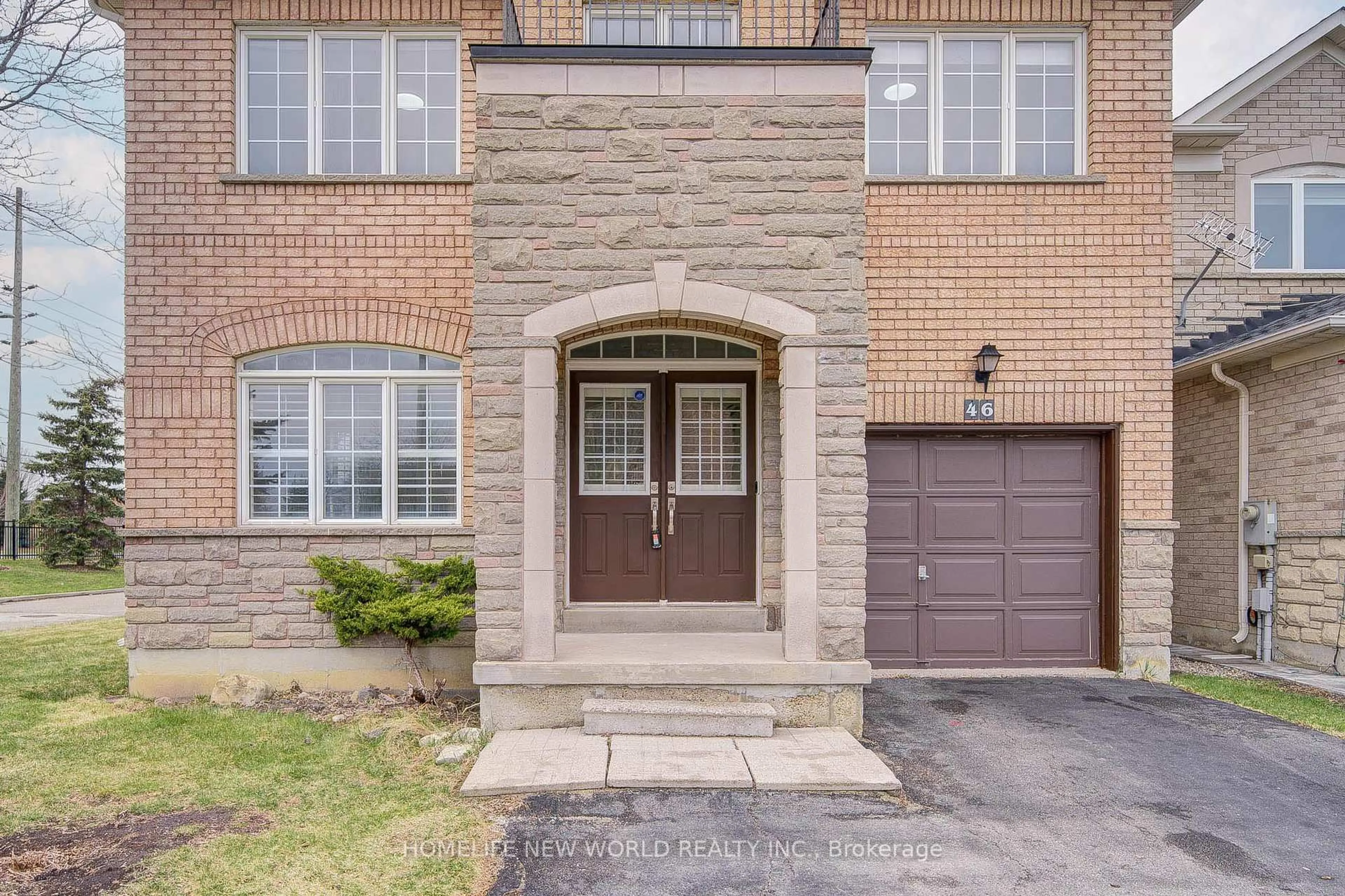 Home with brick exterior material, street for 46 Teal Cres, Vaughan Ontario L4H 2V5