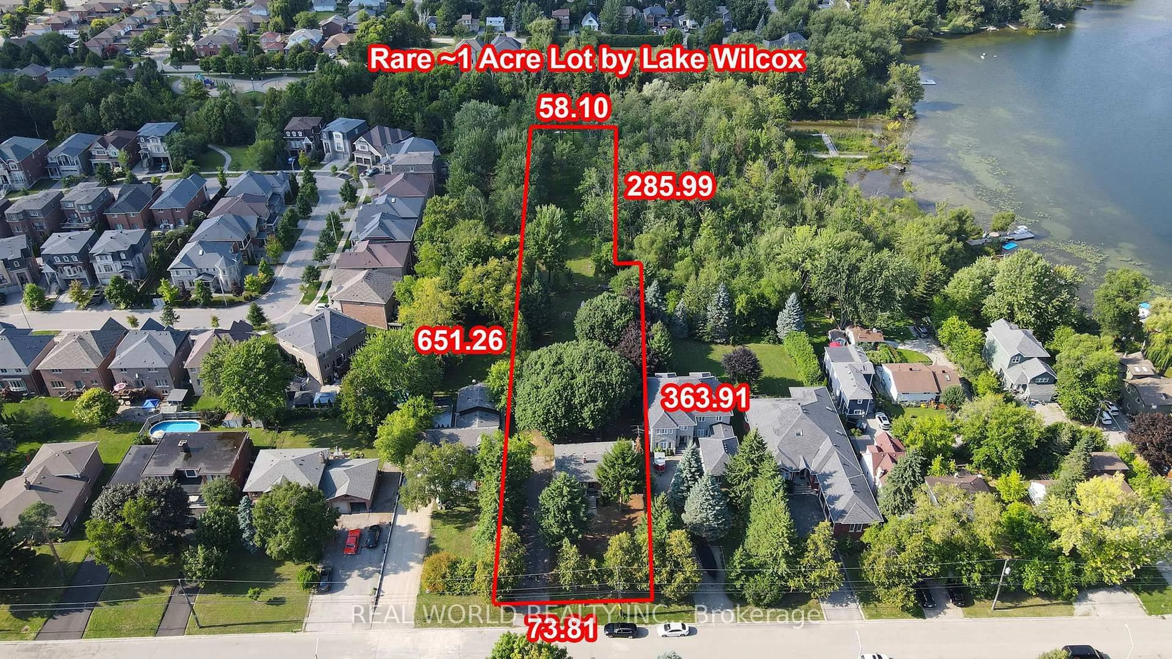 A pic from outside/outdoor area/front of a property/back of a property/a pic from drone, street for 246 Douglas Rd, Richmond Hill Ontario L4E 3H4