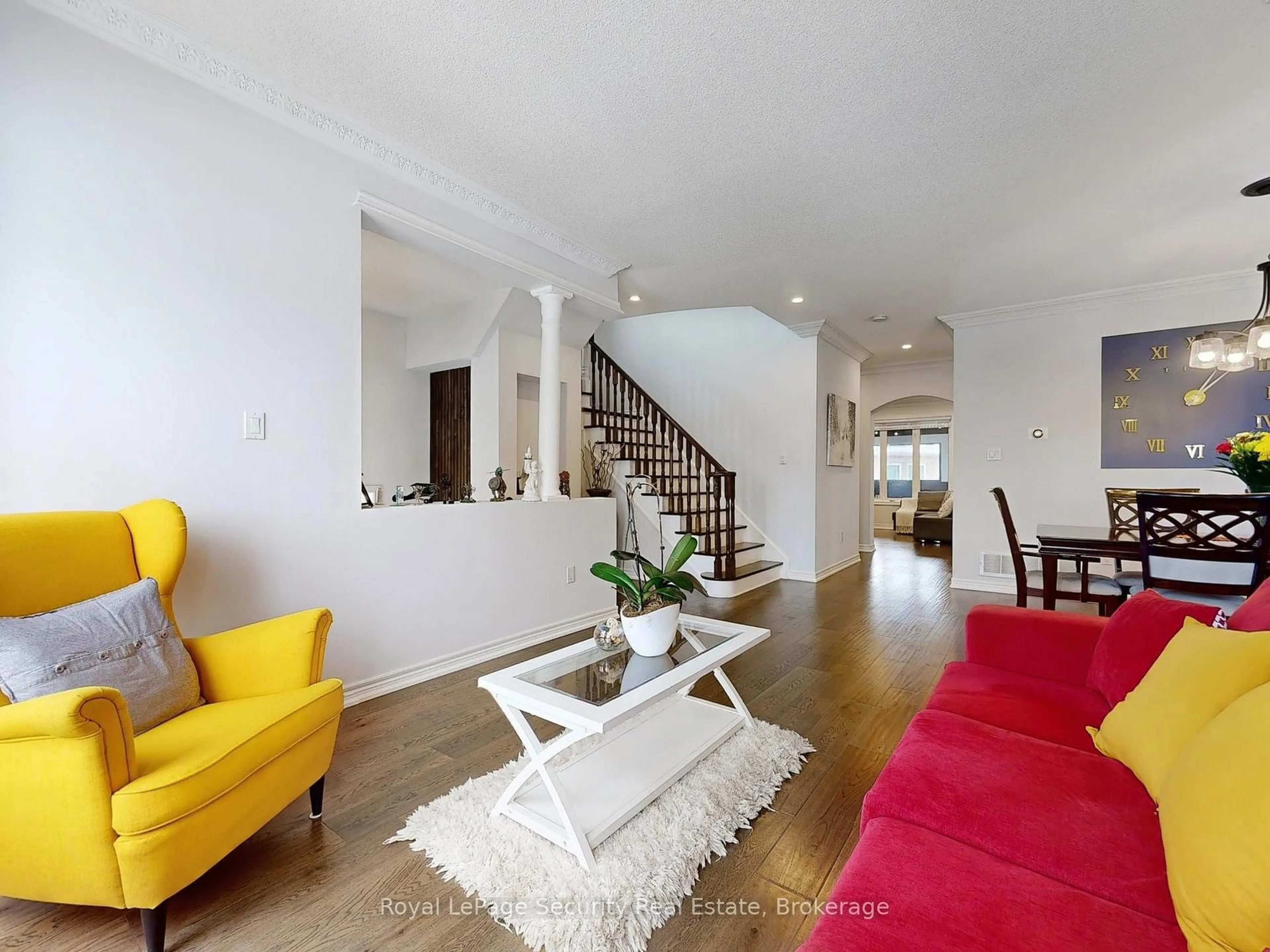 Living room with furniture, unknown for 128 Daiseyfield Cres, Vaughan Ontario L4H 2T7