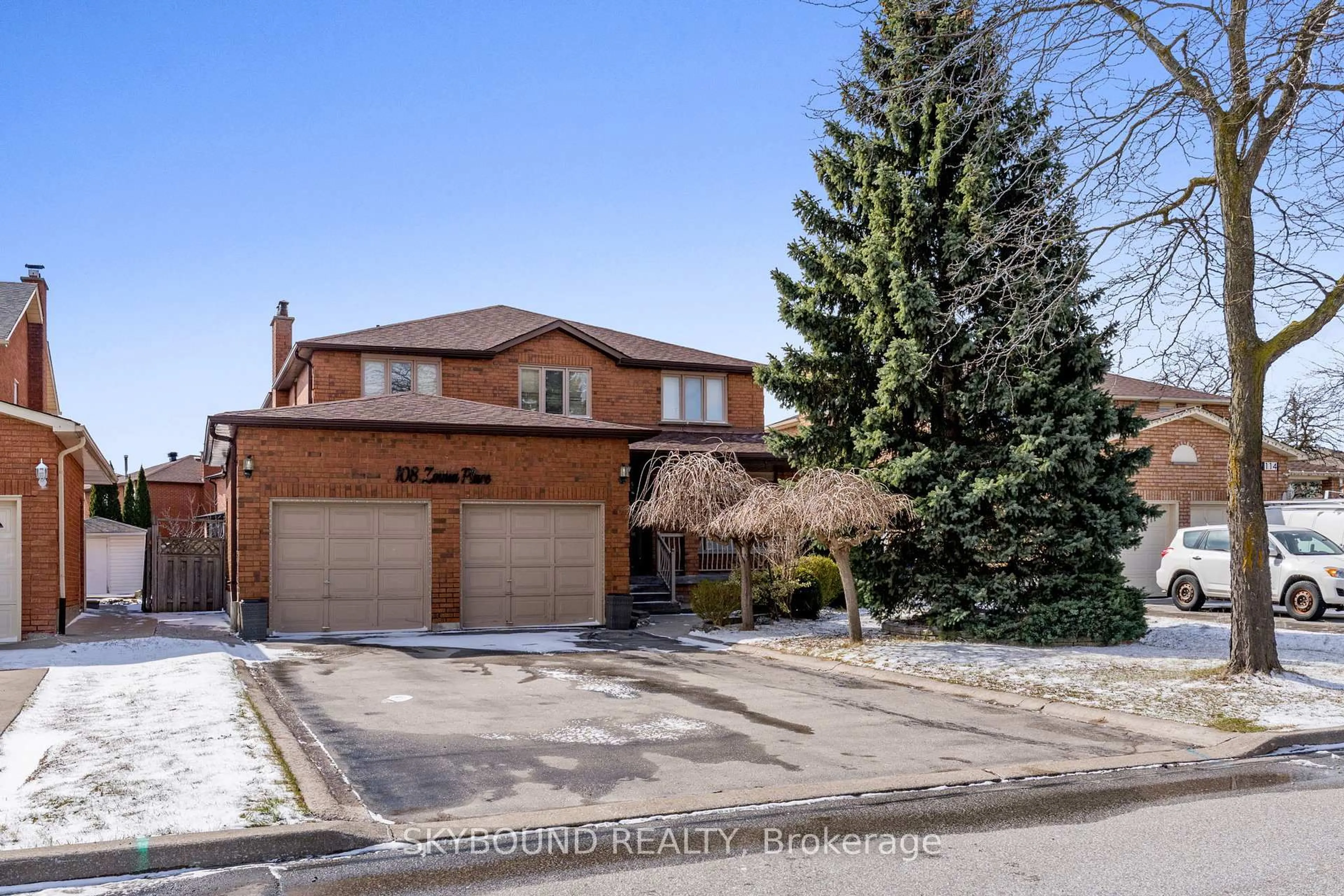 Home with brick exterior material, street for 108 Zinnia Pl, Vaughan Ontario L4L 6G5