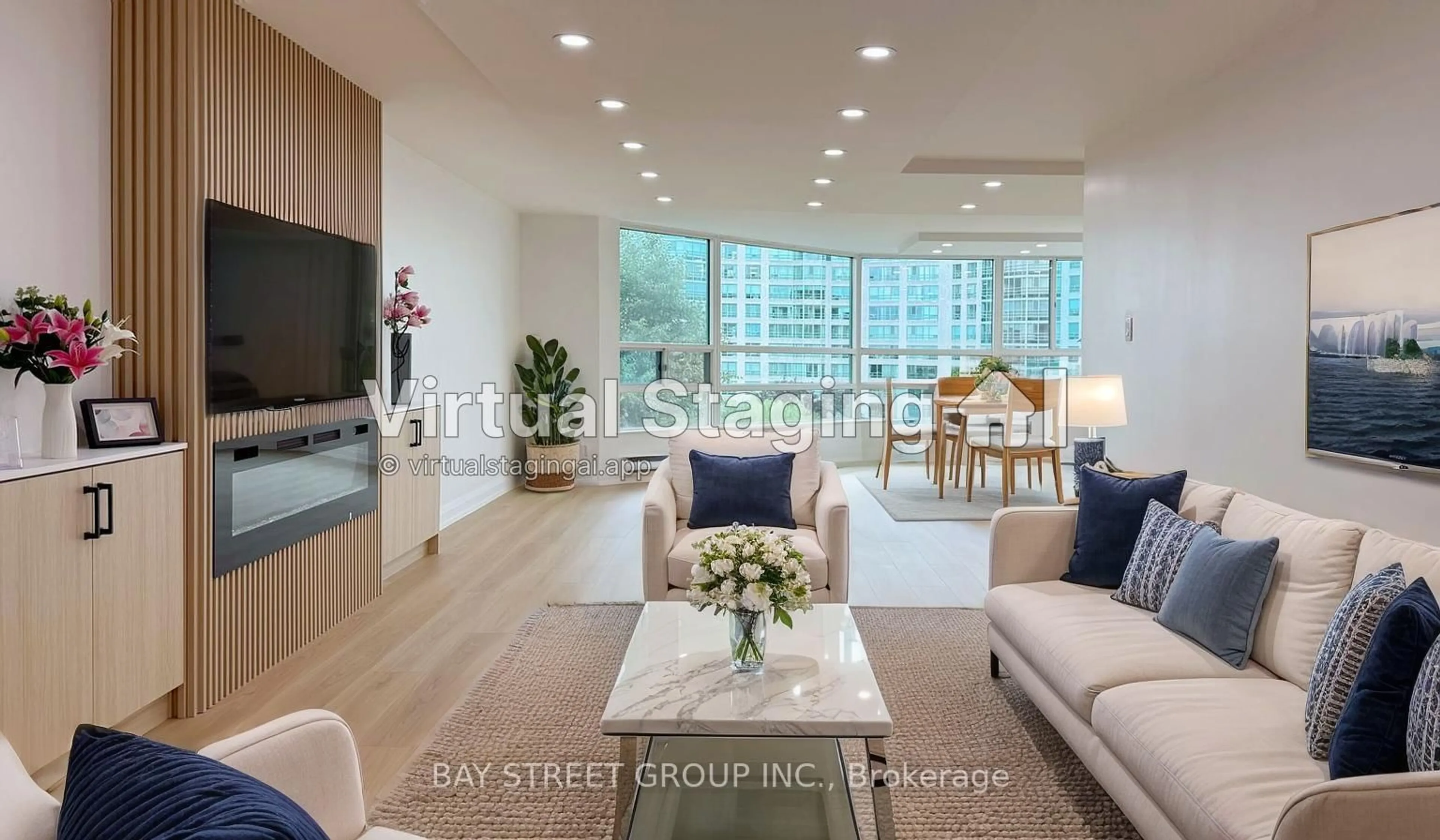 Living room with furniture, unknown for 7905 Bayview Ave #606, Markham Ontario L3T 7N3