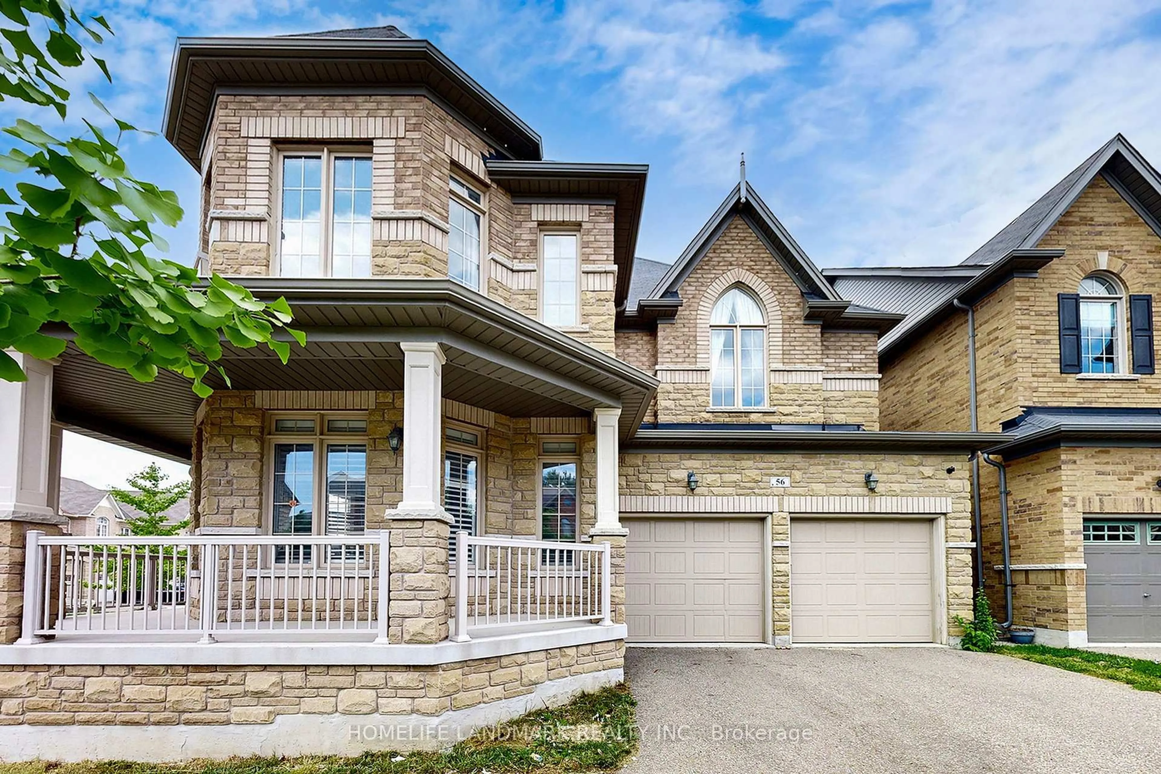Home with brick exterior material, street for 56 William Bartlett Dr, Markham Ontario L6C 0P7