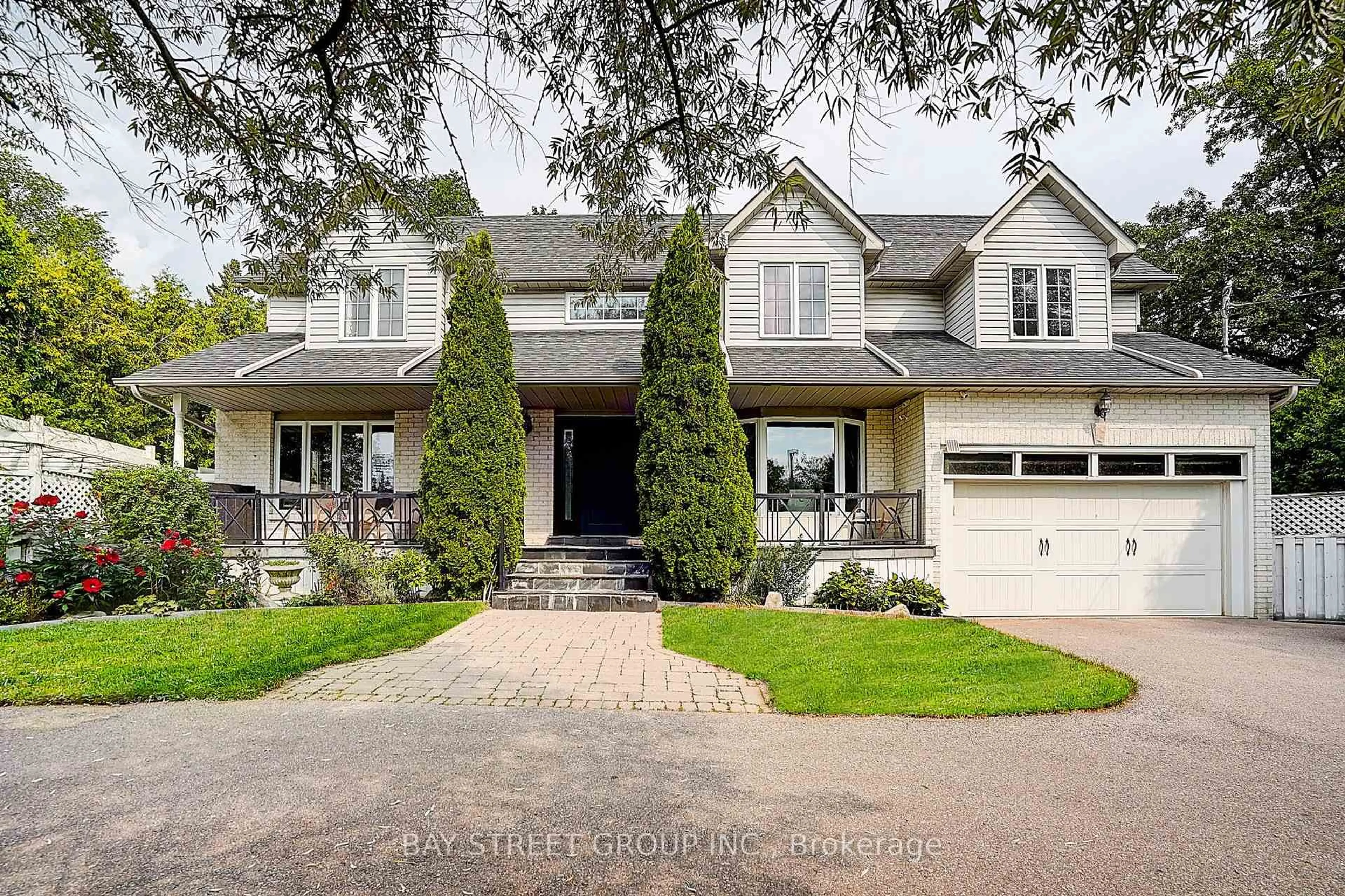 Home with brick exterior material, street for 2 Riverview Rd, Markham Ontario L3P 1E5