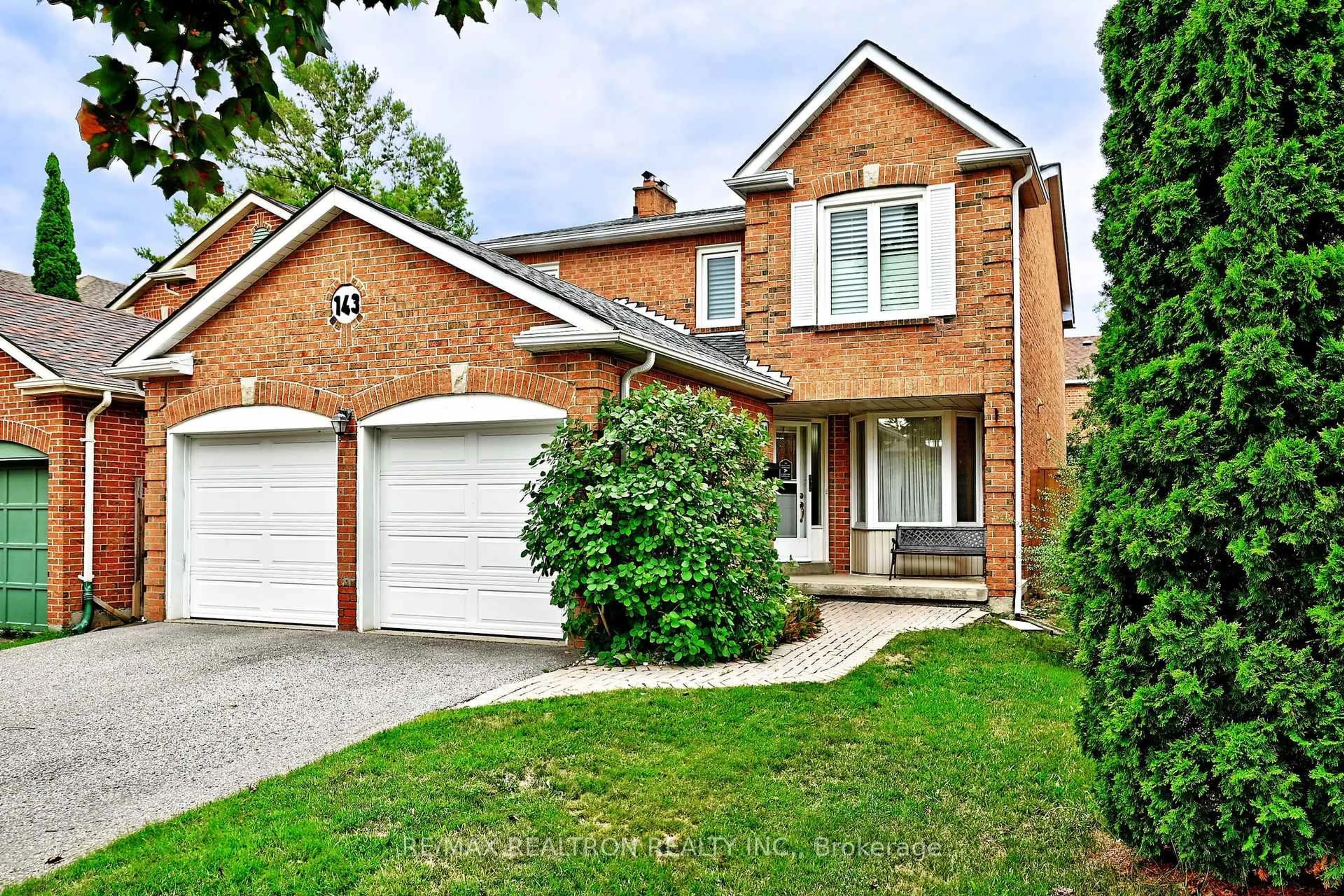 Home with brick exterior material, street for 143 Spring Gate Blvd, Vaughan Ontario L4J 3B2