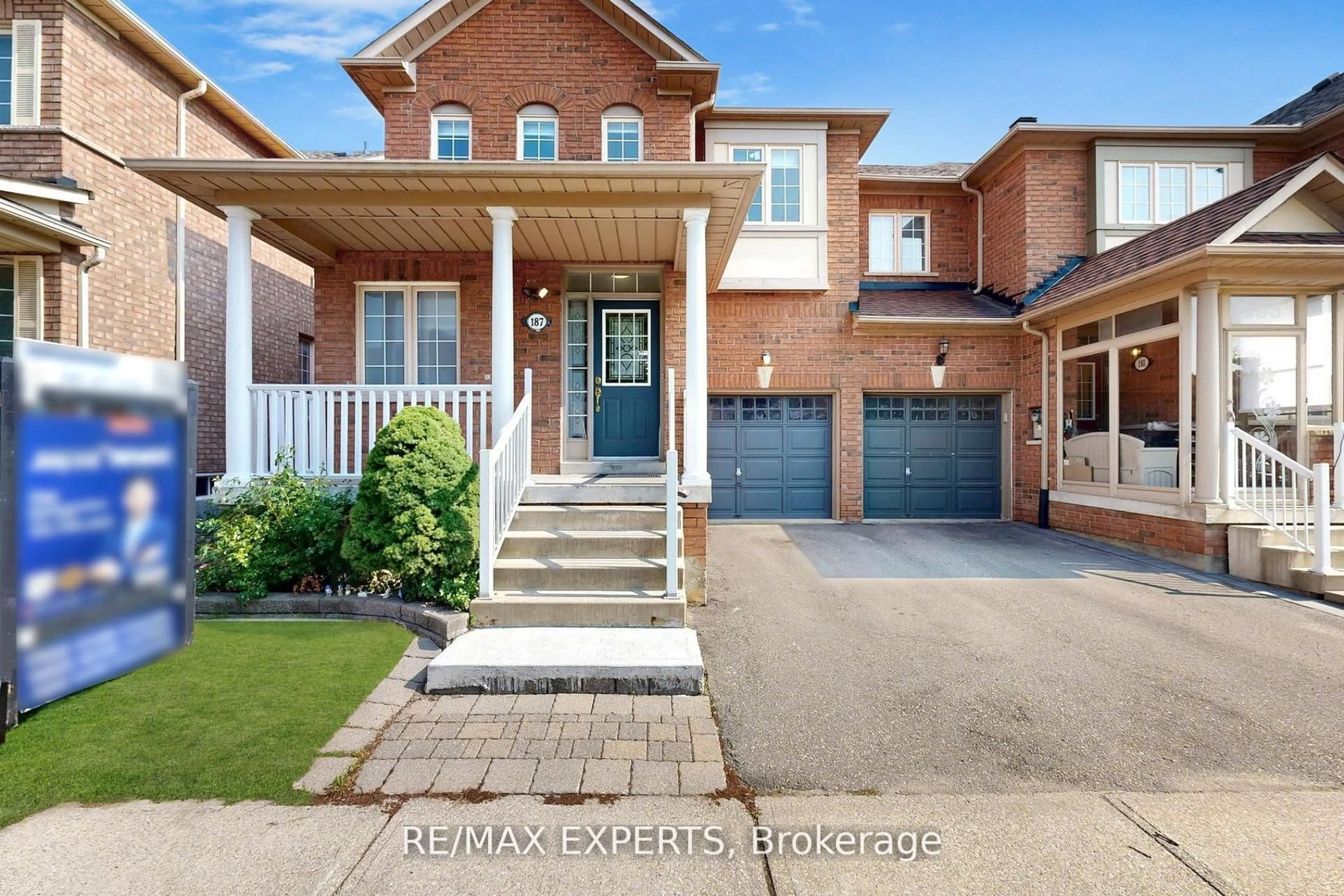 Home with brick exterior material, street for 187 Hopecrest Rd, Markham Ontario L6C 2V6