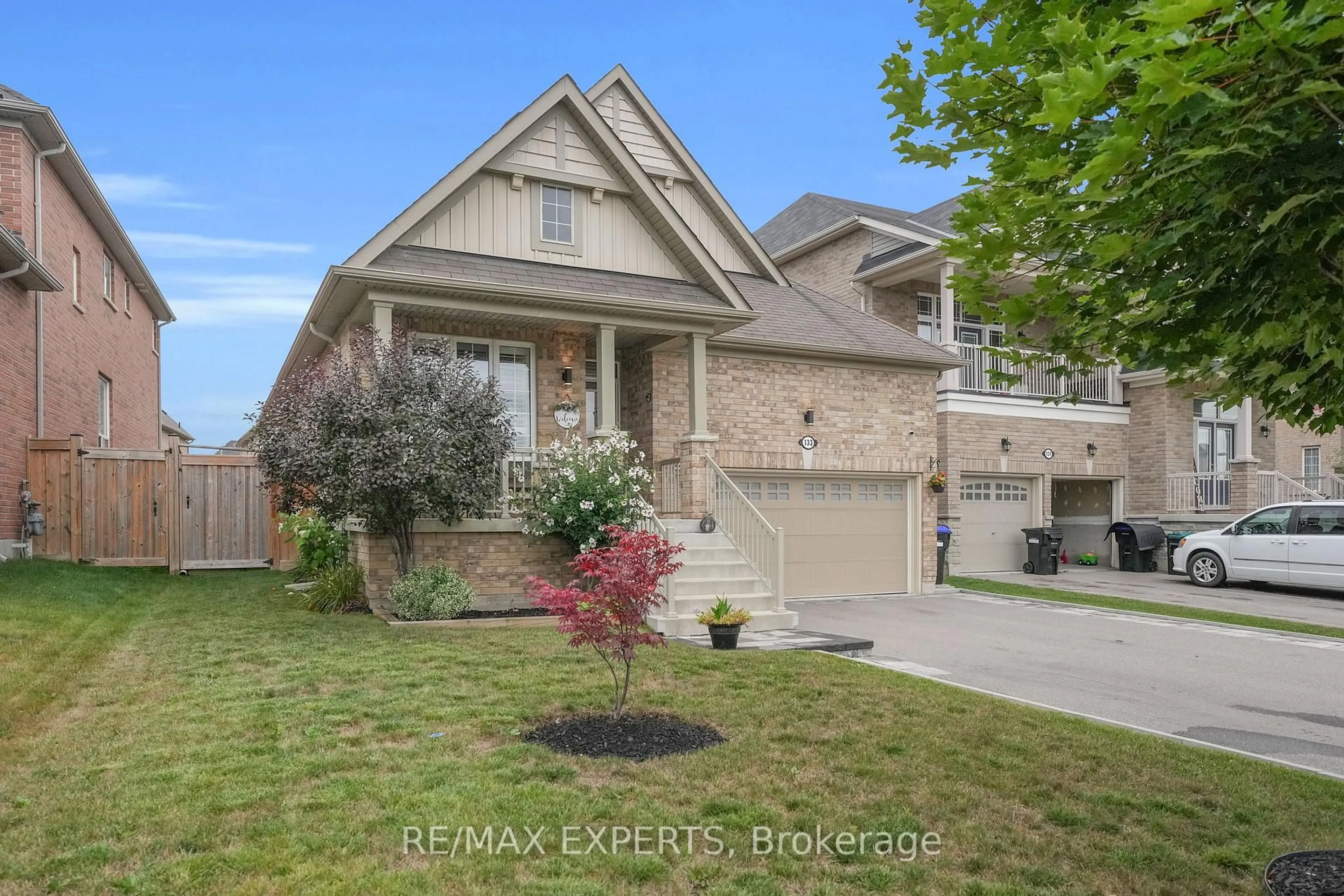 Home with brick exterior material, street for 133 Mcgahey St, New Tecumseth Ontario L0G 1W0