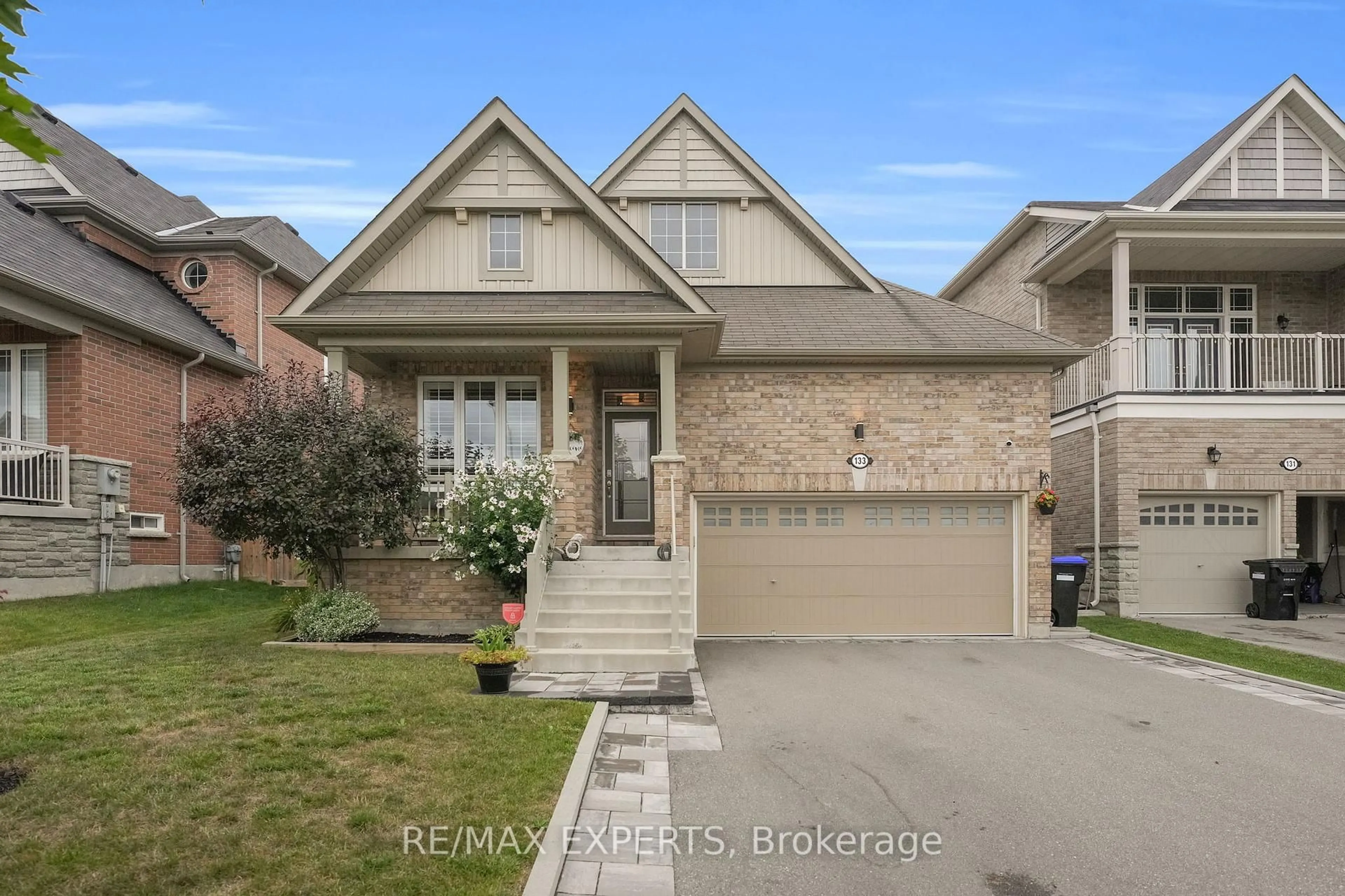 Home with brick exterior material, street for 133 Mcgahey St, New Tecumseth Ontario L0G 1W0