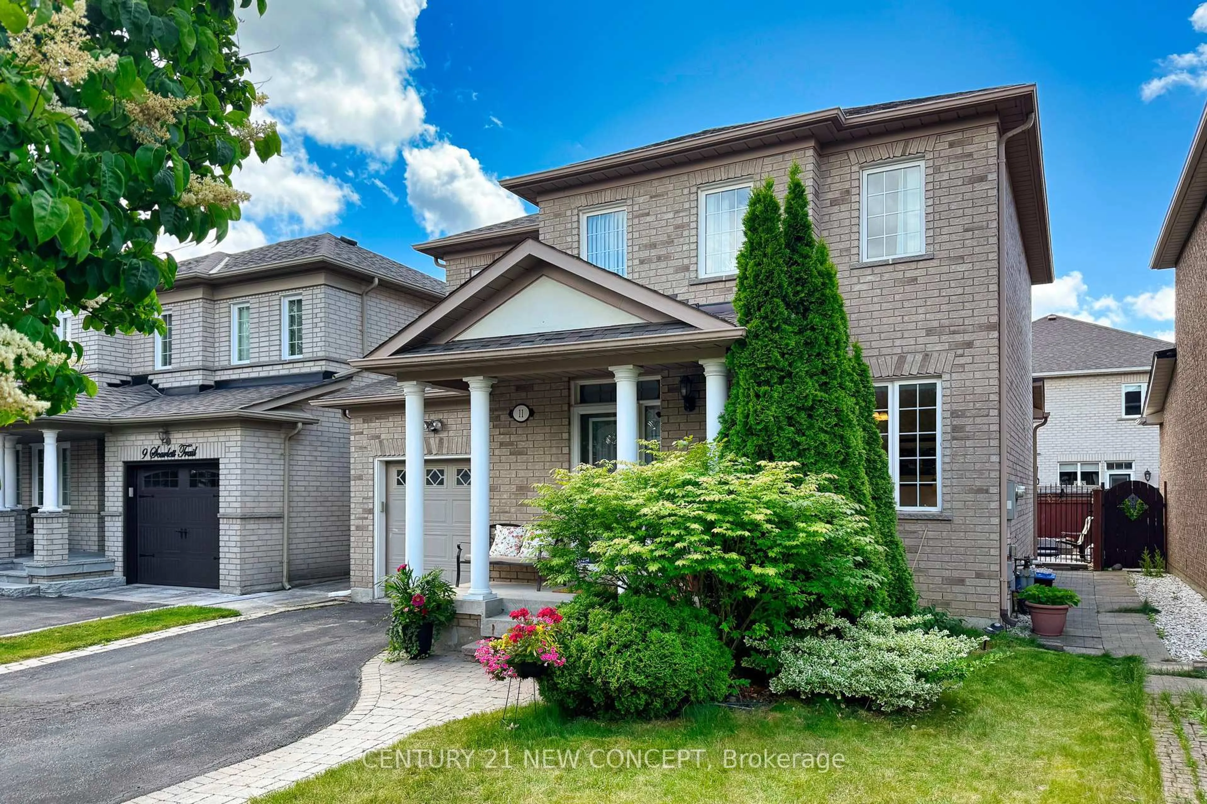 Home with brick exterior material, street for 11 Scarlett Tr, Vaughan Ontario L4H 2E7