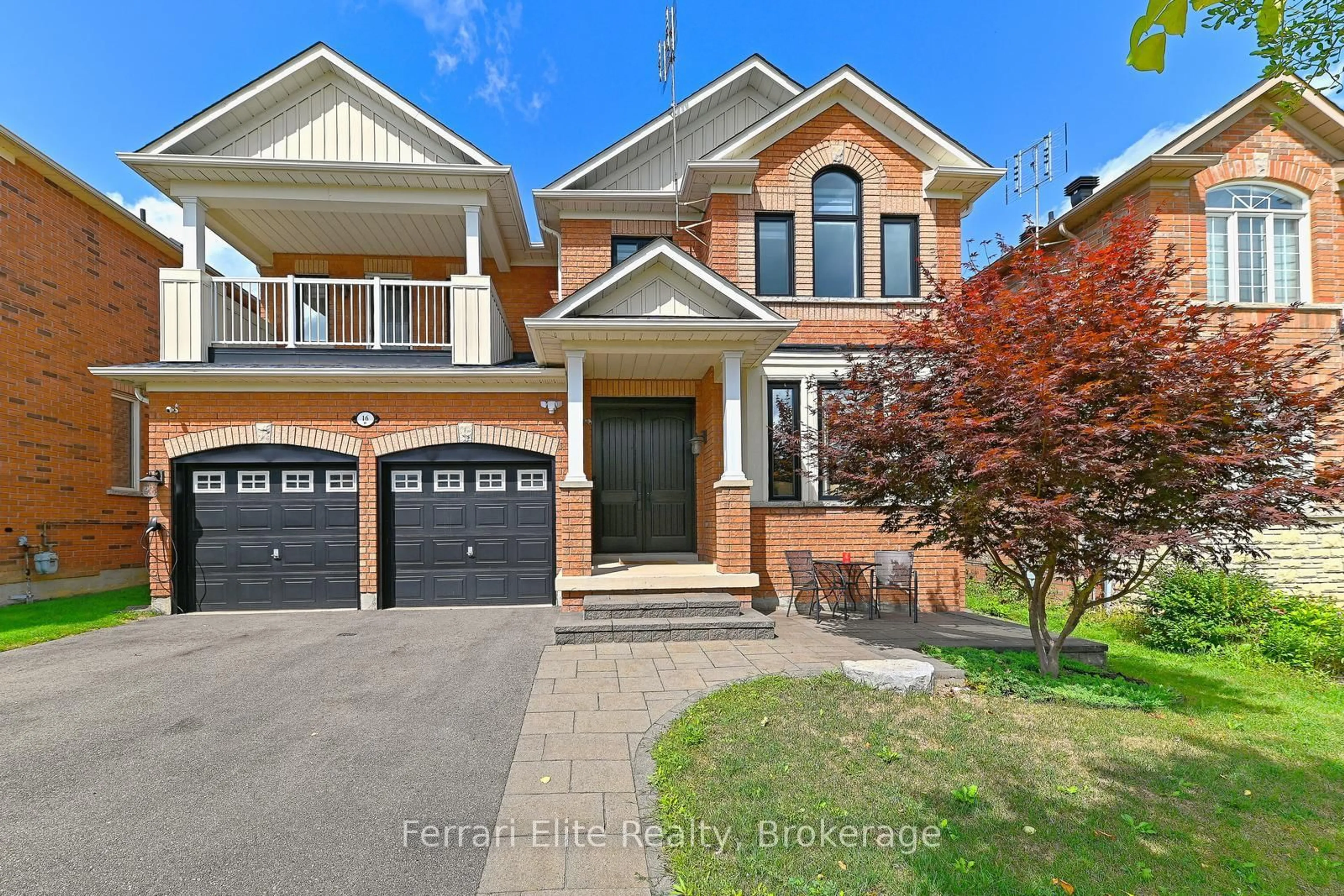 Home with brick exterior material, street for 16 Amos Crt, Markham Ontario L6E 2E9