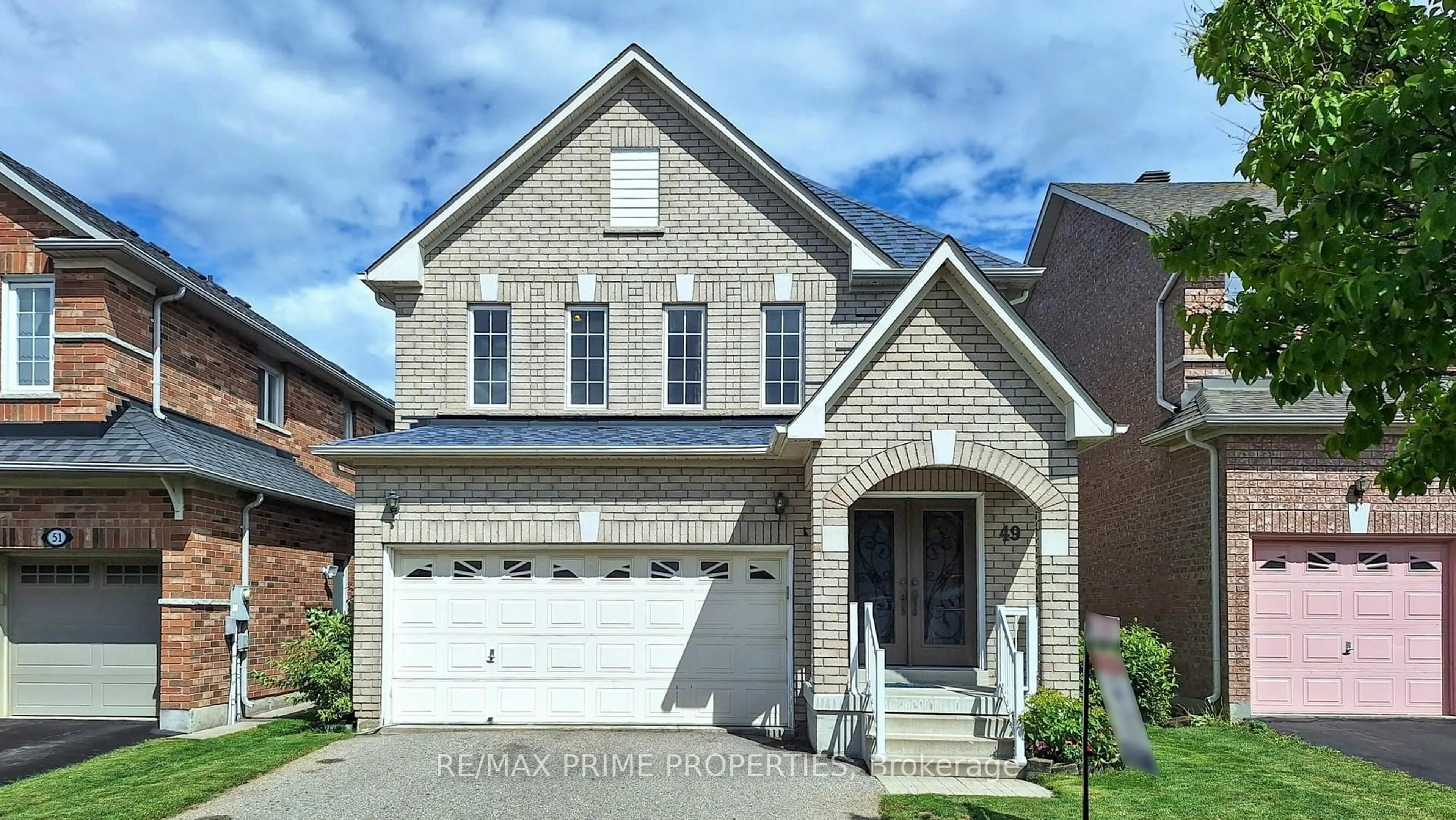 Home with brick exterior material, street for 49 Rembrandt Dr, Markham Ontario L3R 4X3