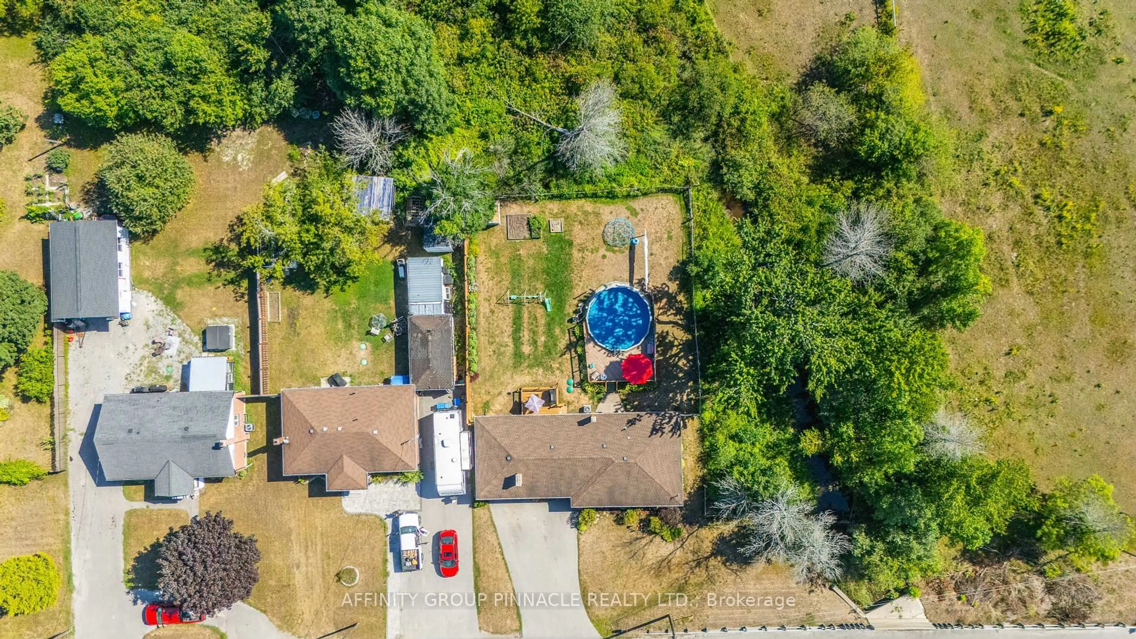 A pic from outside/outdoor area/front of a property/back of a property/a pic from drone, street for 227 Cameron St, Brock Ontario L0E 1E0