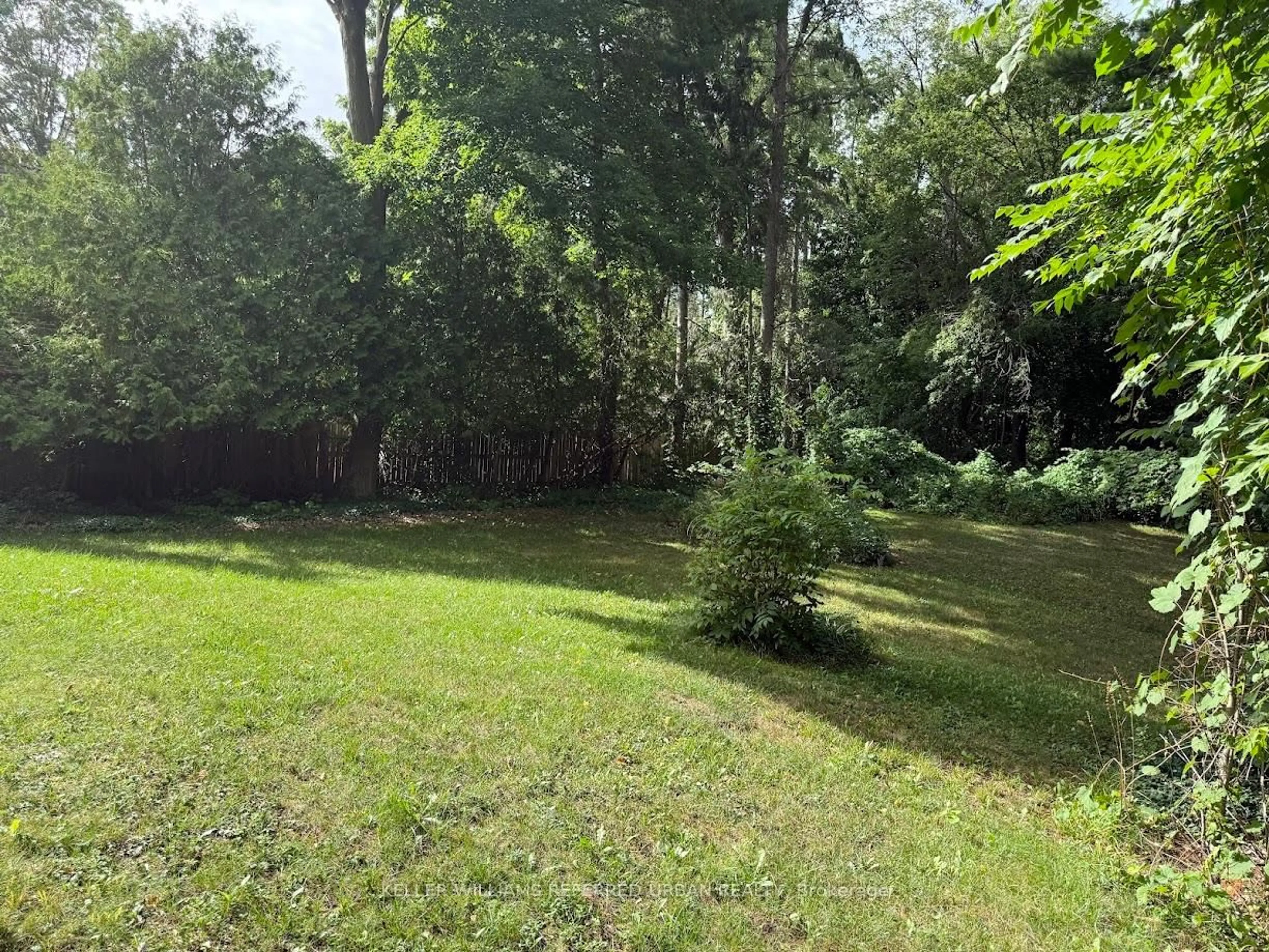 A pic from outside/outdoor area/front of a property/back of a property/a pic from drone, forest/trees view for 90 Proctor Ave, Markham Ontario L3T 1M7