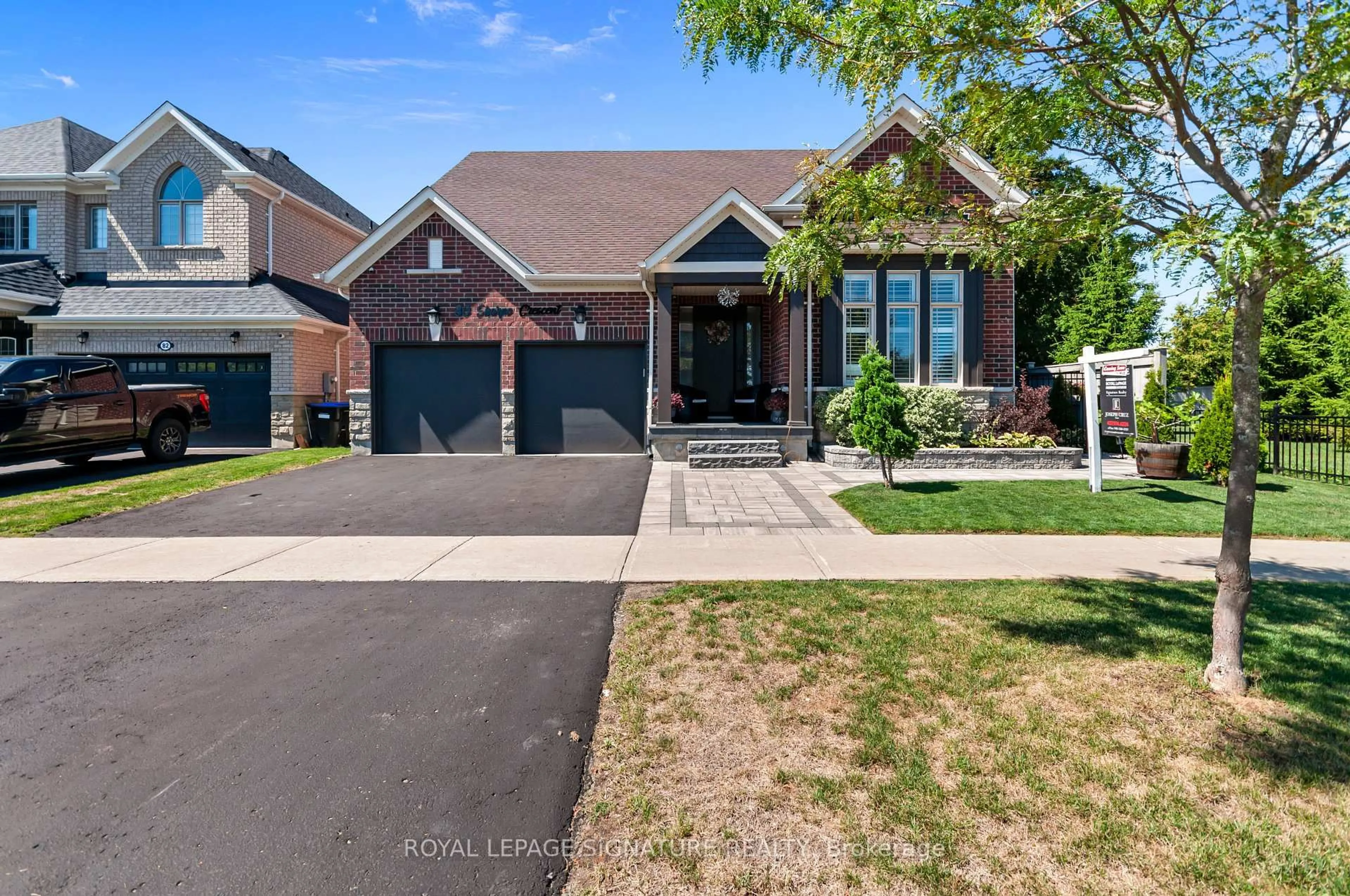 Home with brick exterior material, street for 80 Sharpe Cres, New Tecumseth Ontario L0G 1W0