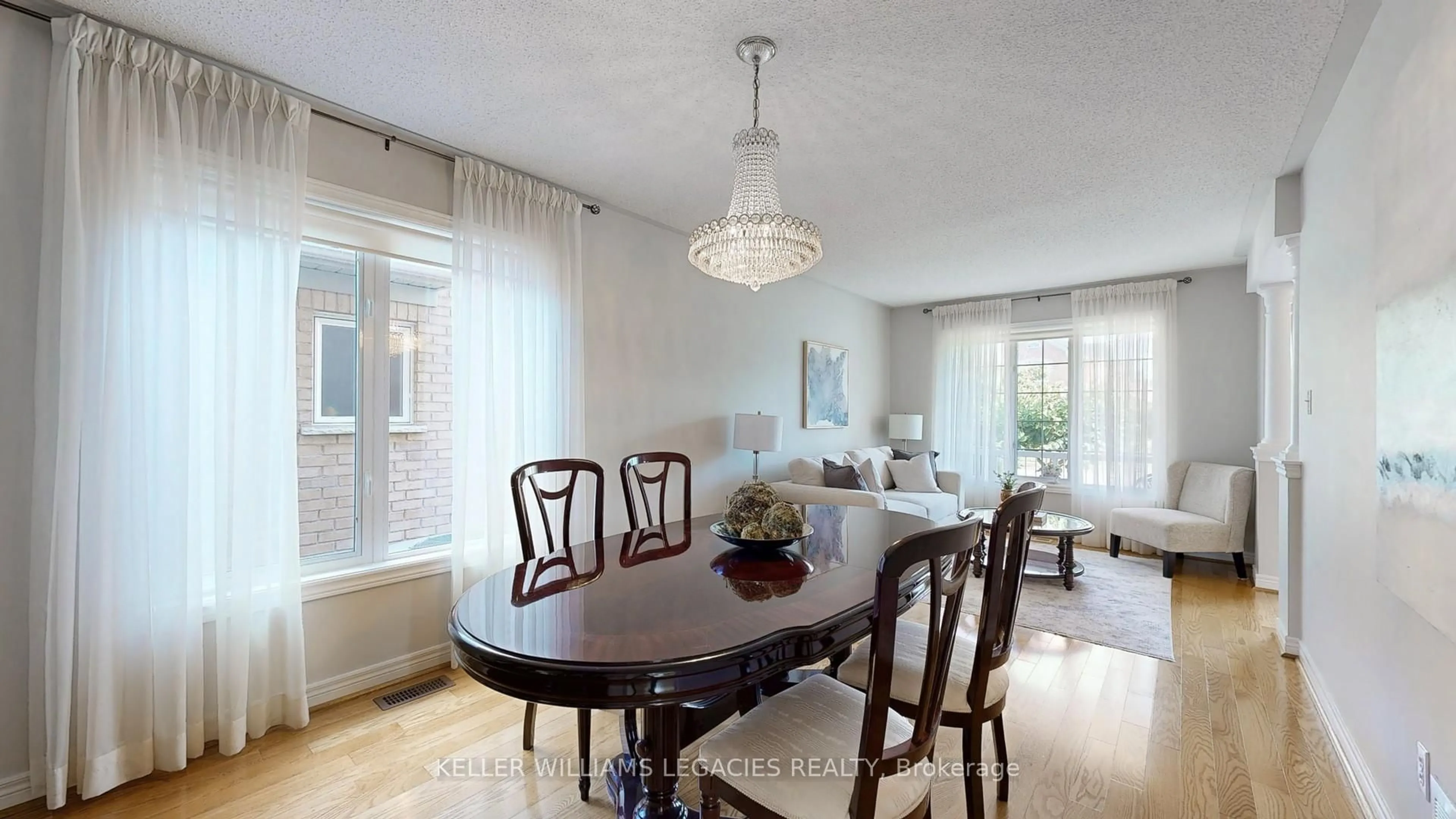Dining room, wood/laminate floor for 304 Maria Antonia Rd, Vaughan Ontario L4H 2Z1