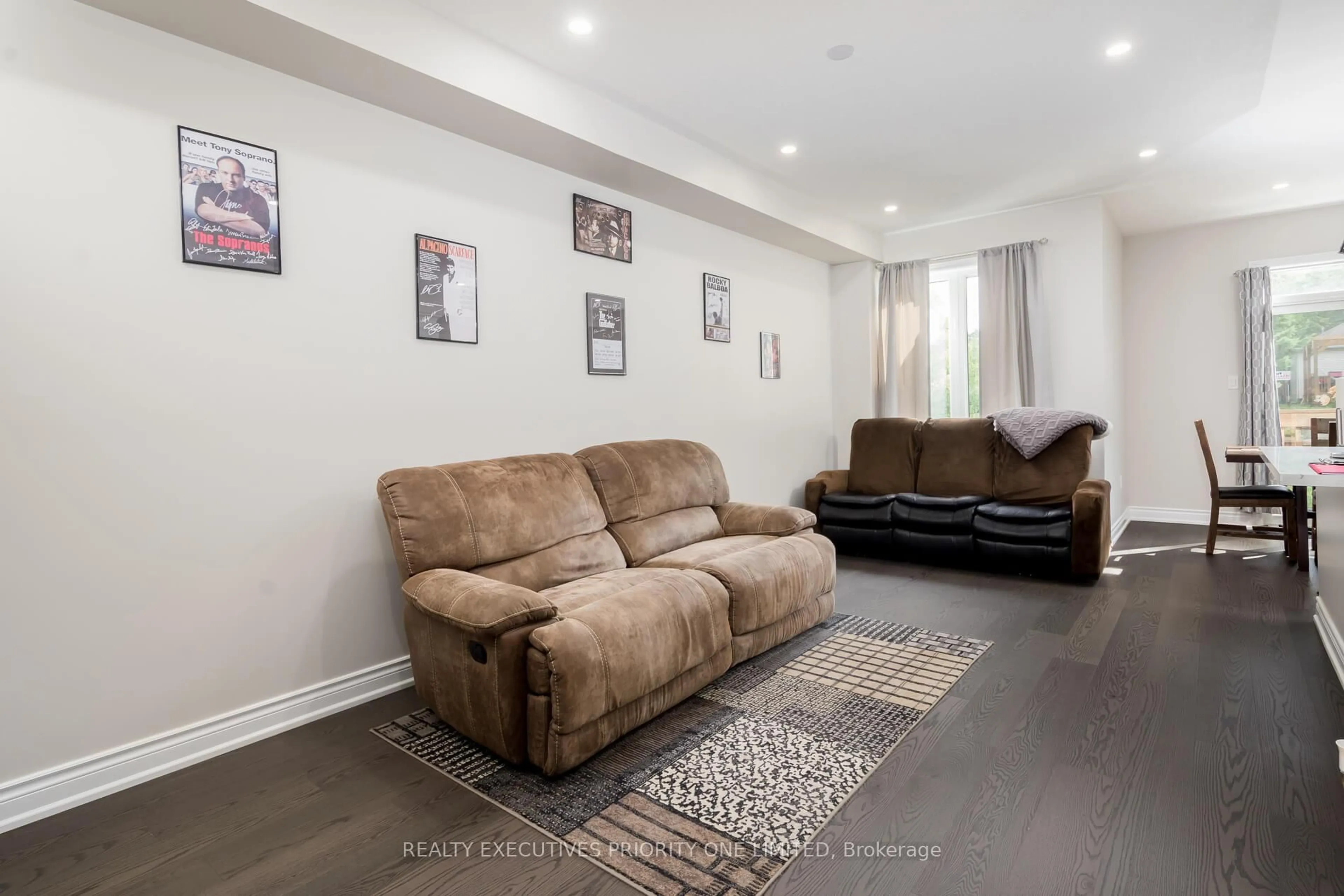 Living room with furniture, unknown for 47 Greenwood Dr, Essa Ontario L0M 1B4