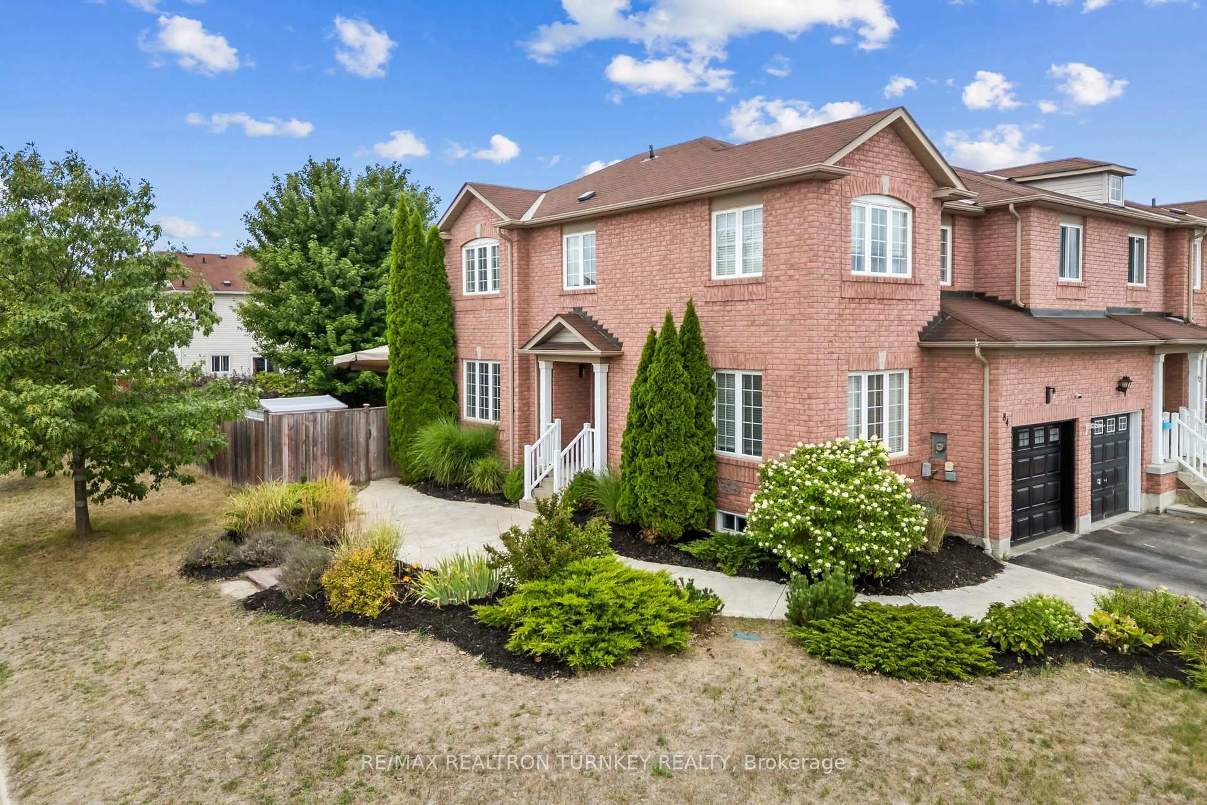 Home with brick exterior material, street for 84 Admiral Cres, Essa Ontario L0M 1B4
