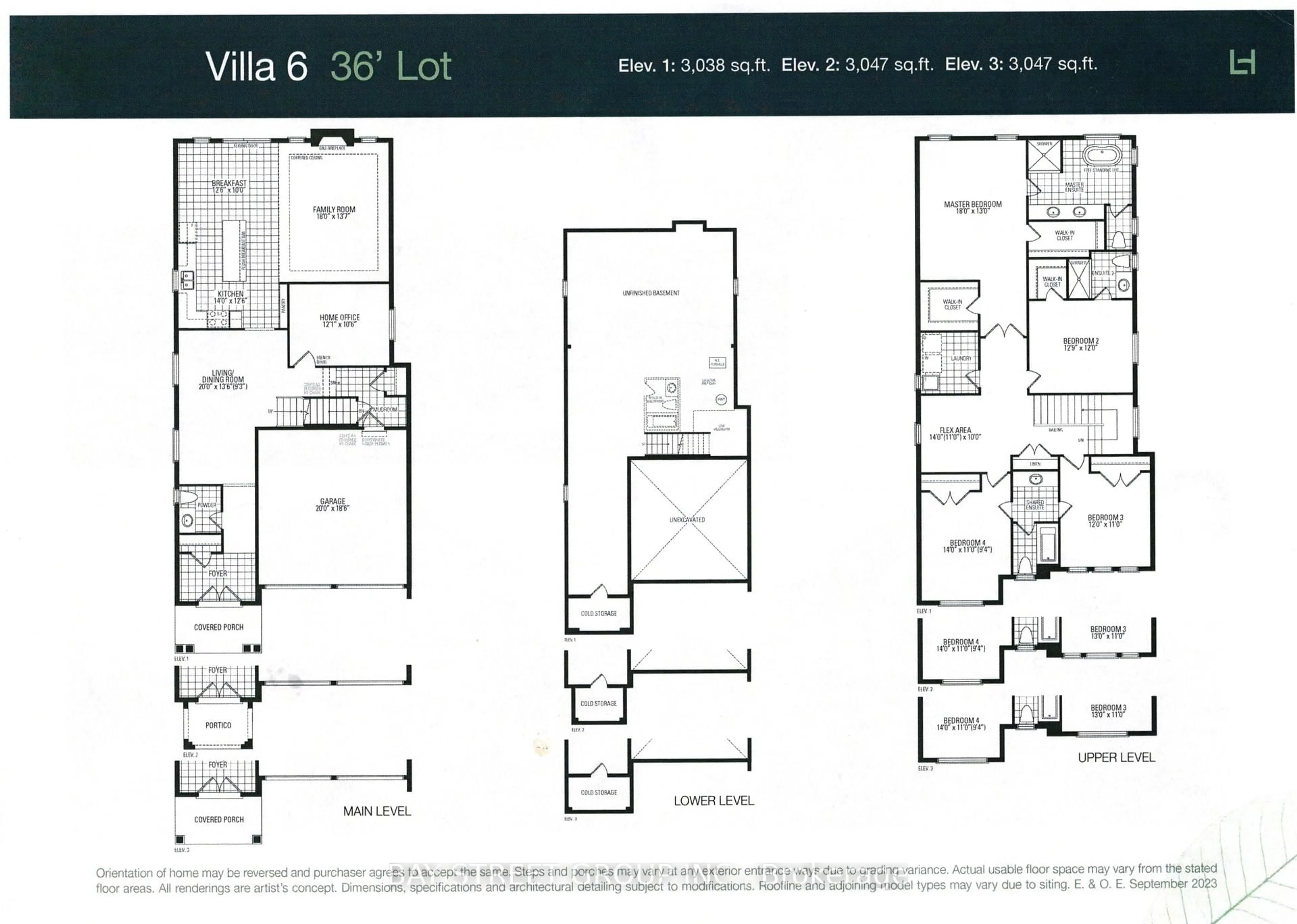 Floor plan for 17 KENNETH APPLETON Ave, Richmond Hill Ontario L4B 3X9