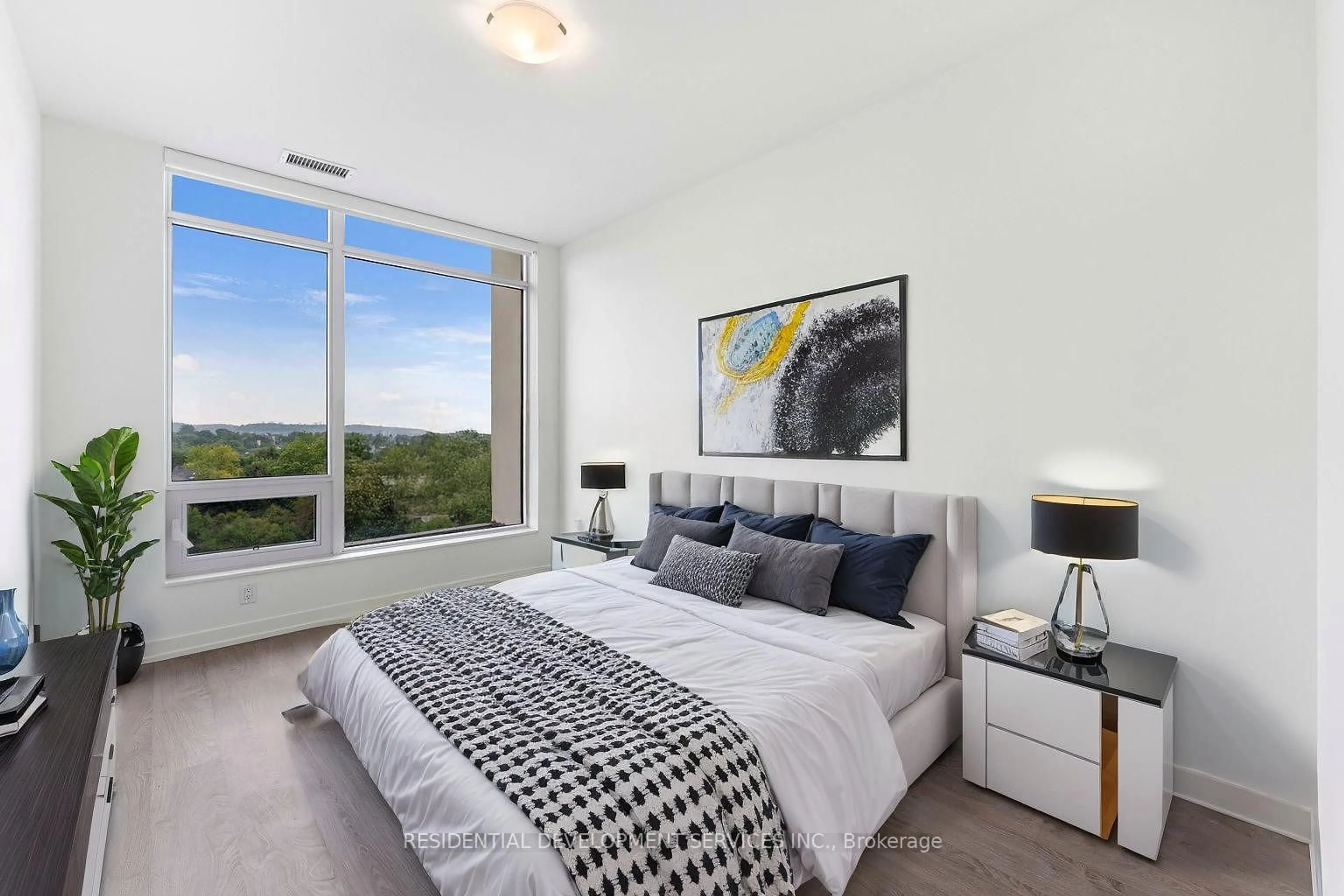 Bedroom with bed, unknown for 3 Rosewater St #701W, Richmond Hill Ontario L4C 5T6
