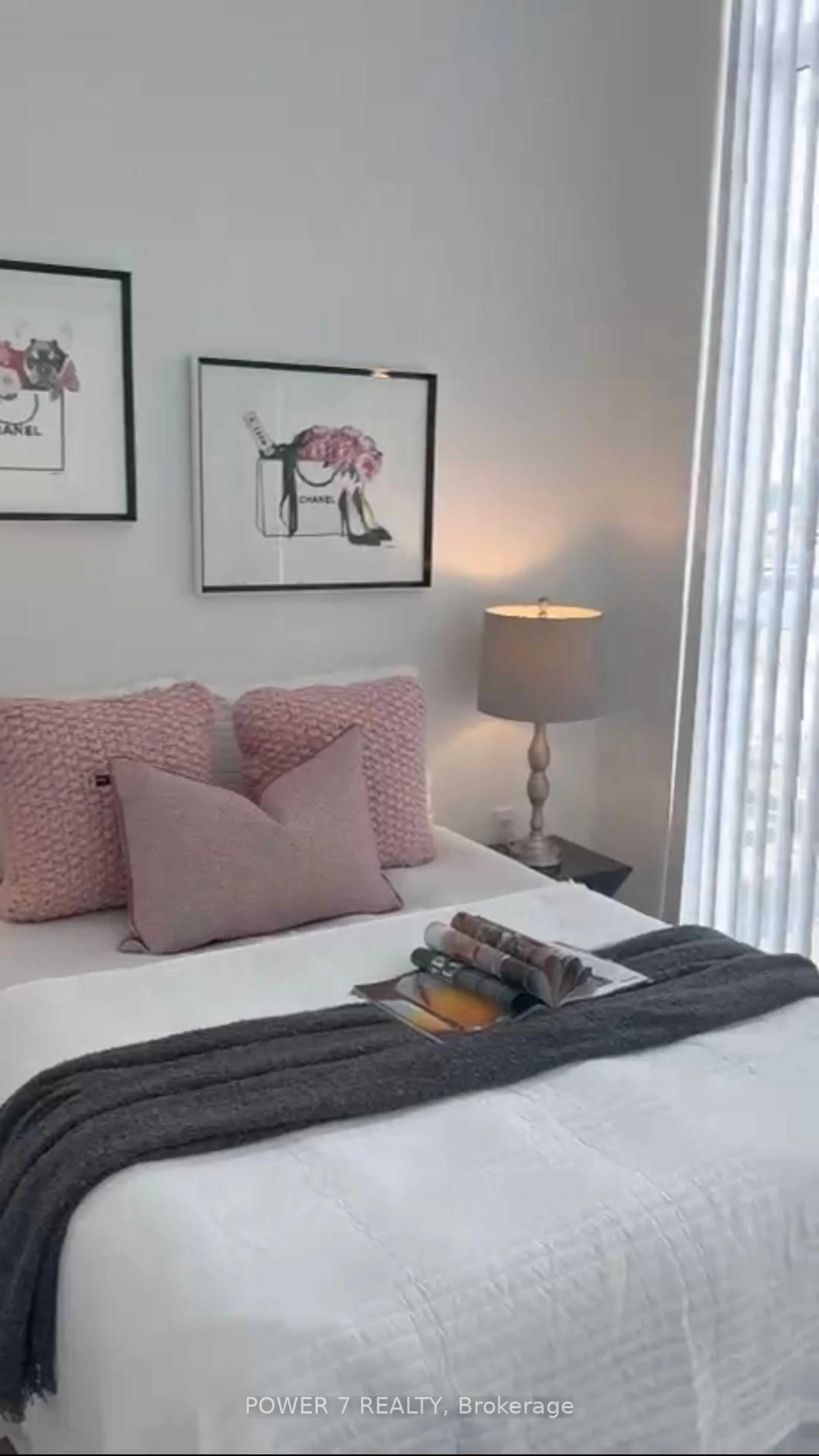 Bedroom with bed, unknown for 10 Honeycrisp Cres #1801, Vaughan Ontario L4K 0M7