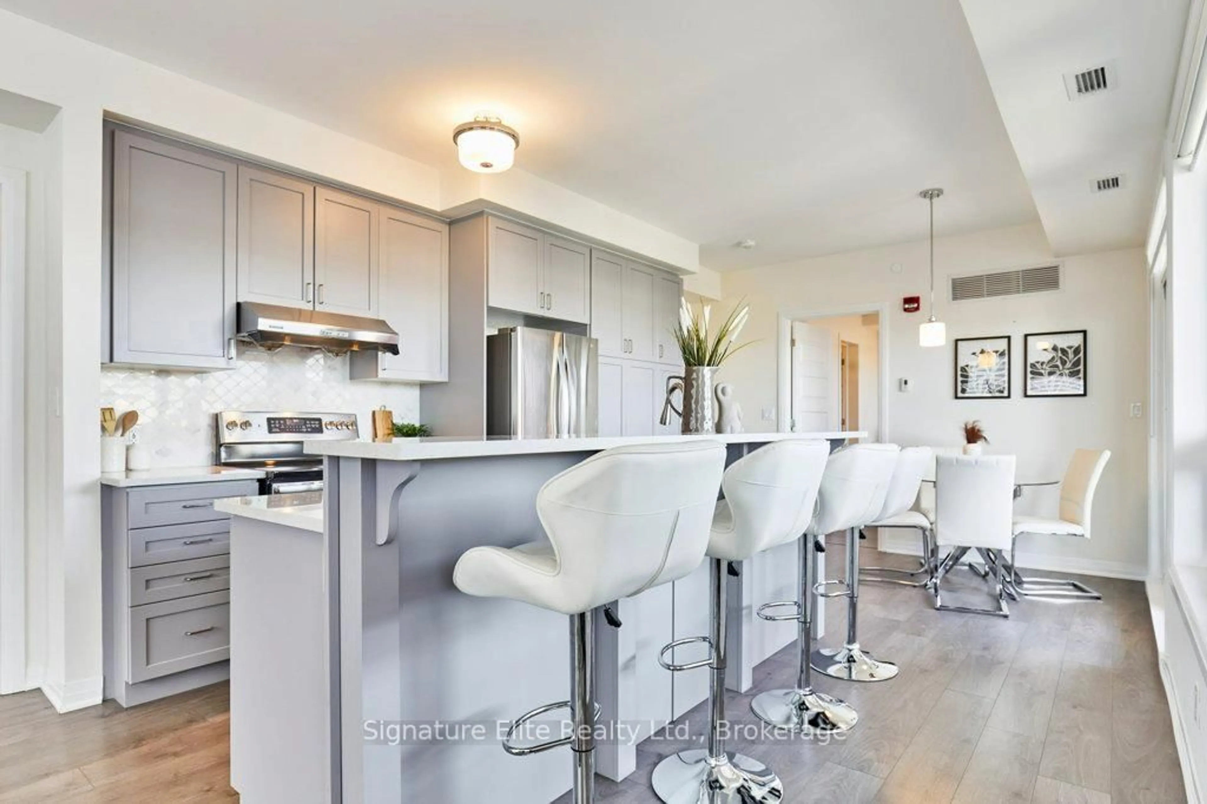 Contemporary kitchen, unknown for 58 Adam Sellers St #405, Markham Ontario L6B 1M7