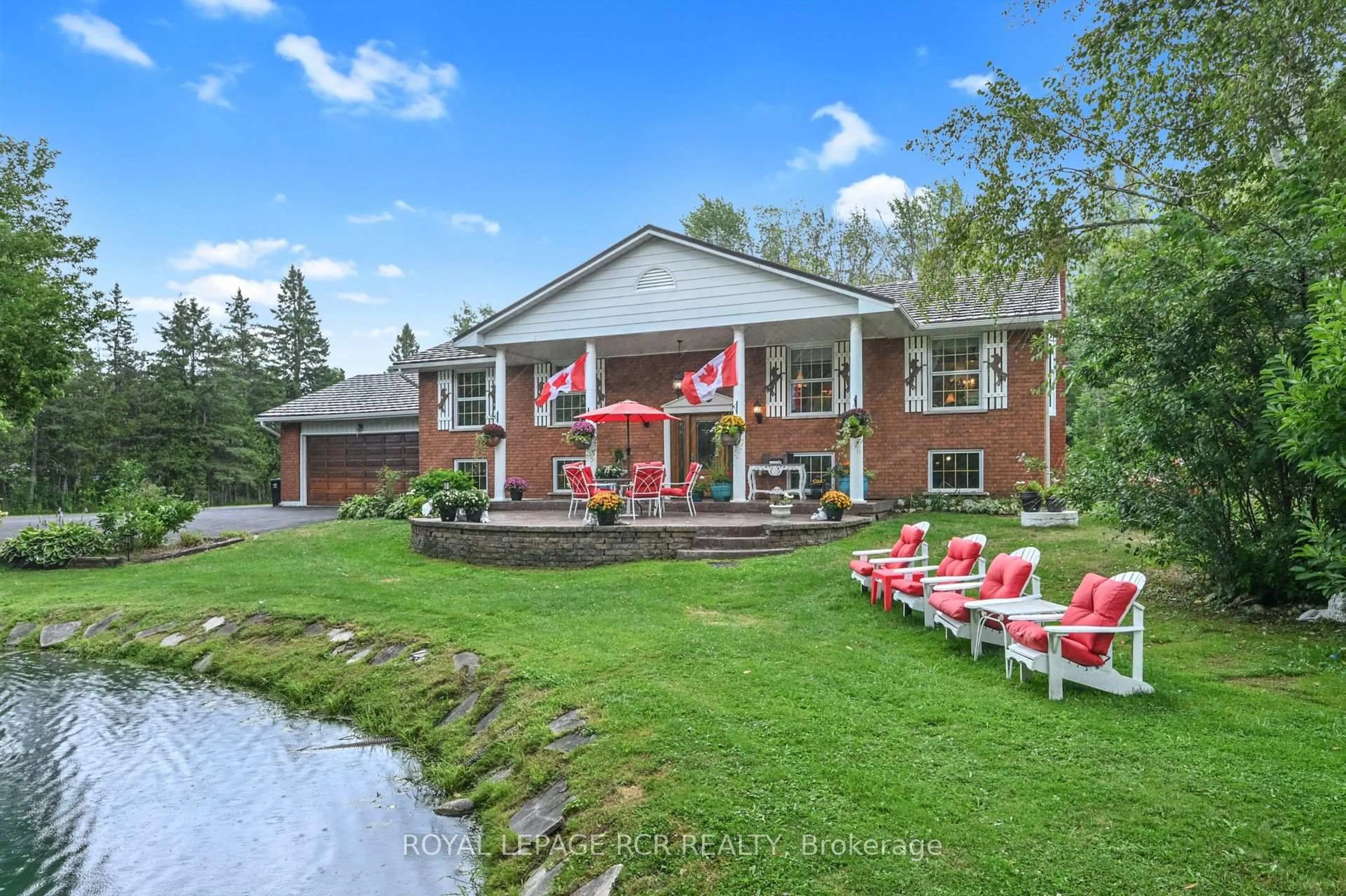 Patio, water/lake/river/ocean view for 5664 Concession Rd 2, Adjala-Tosorontio Ontario L0M 1J0