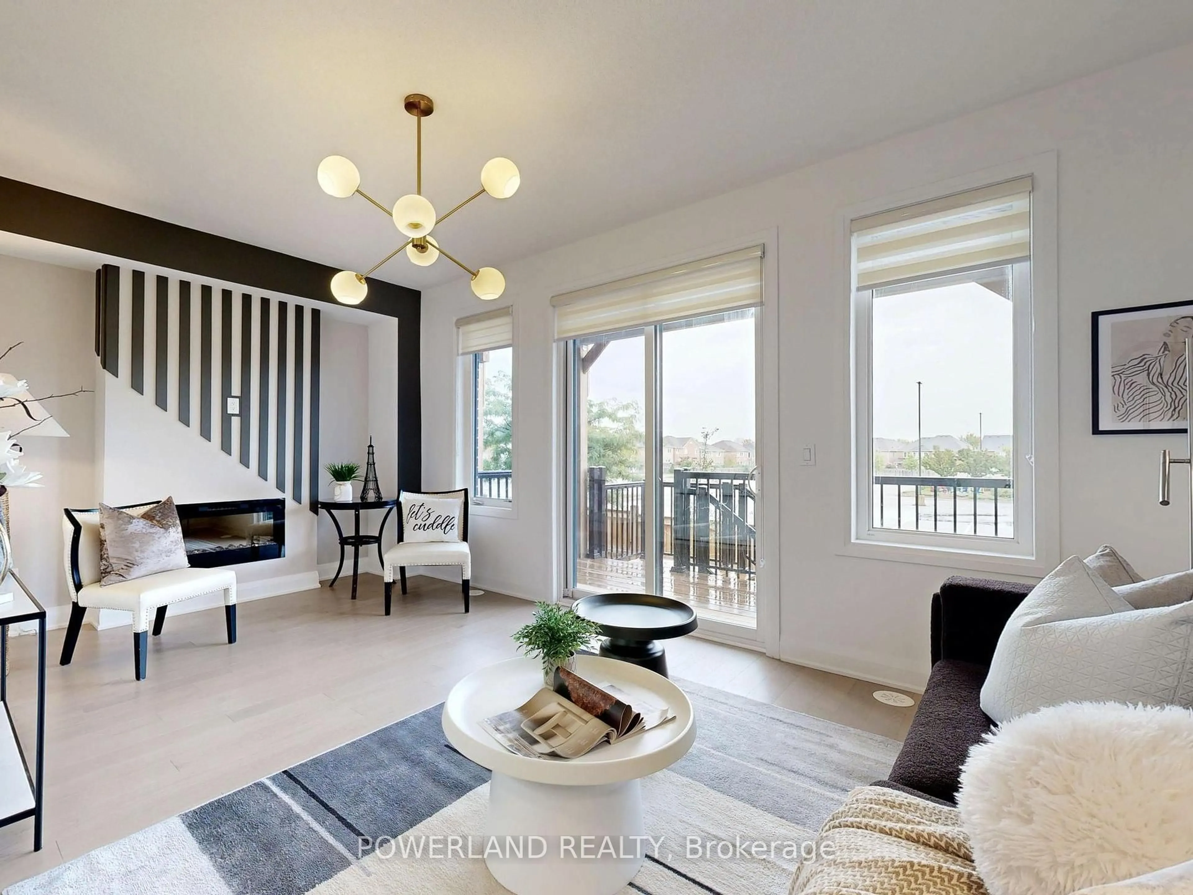 Living room with furniture, unknown for 96 Carole Bell Way, Markham Ontario L6E 0W2
