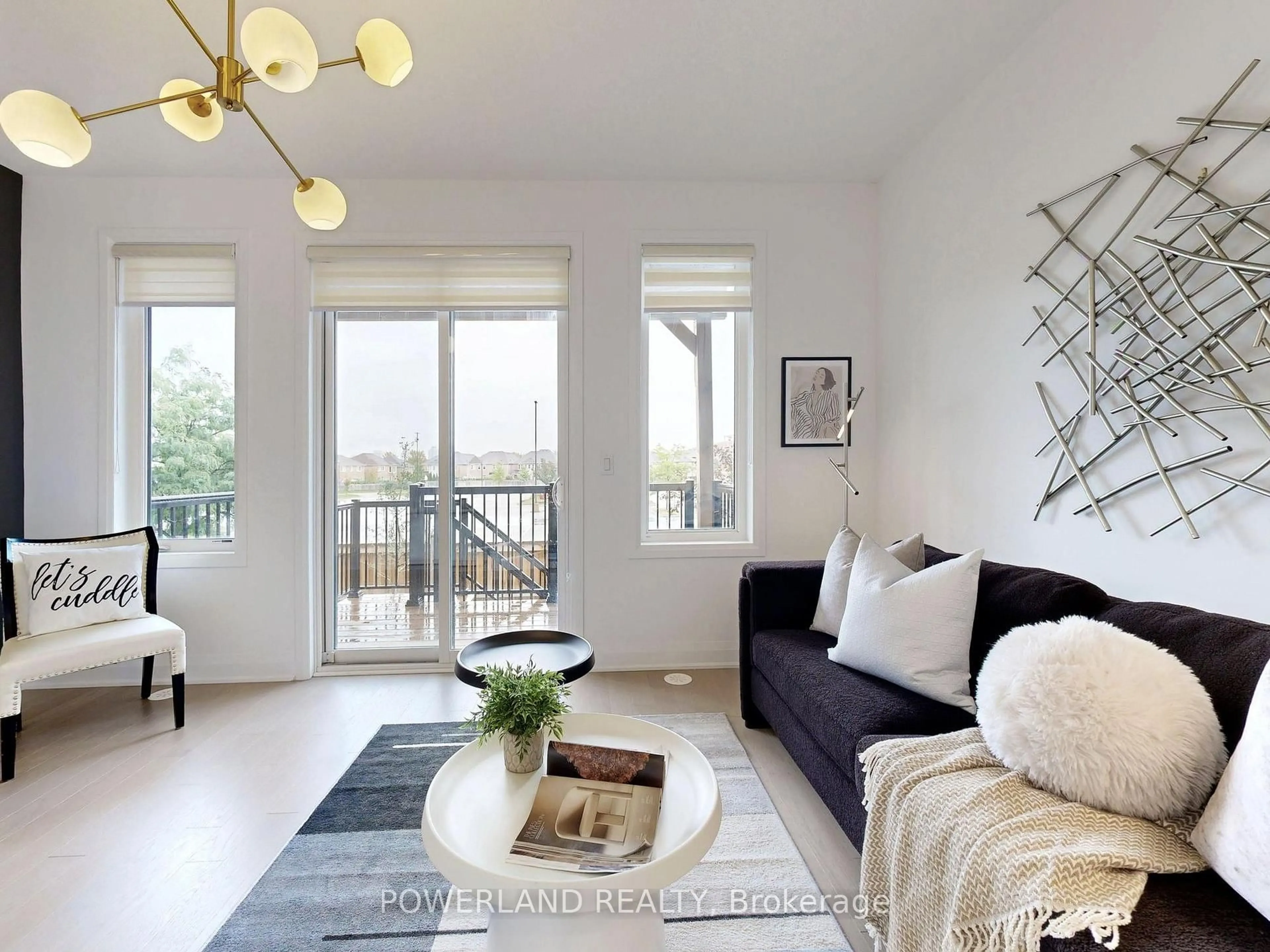 Living room with furniture, unknown for 96 Carole Bell Way, Markham Ontario L6E 0W2
