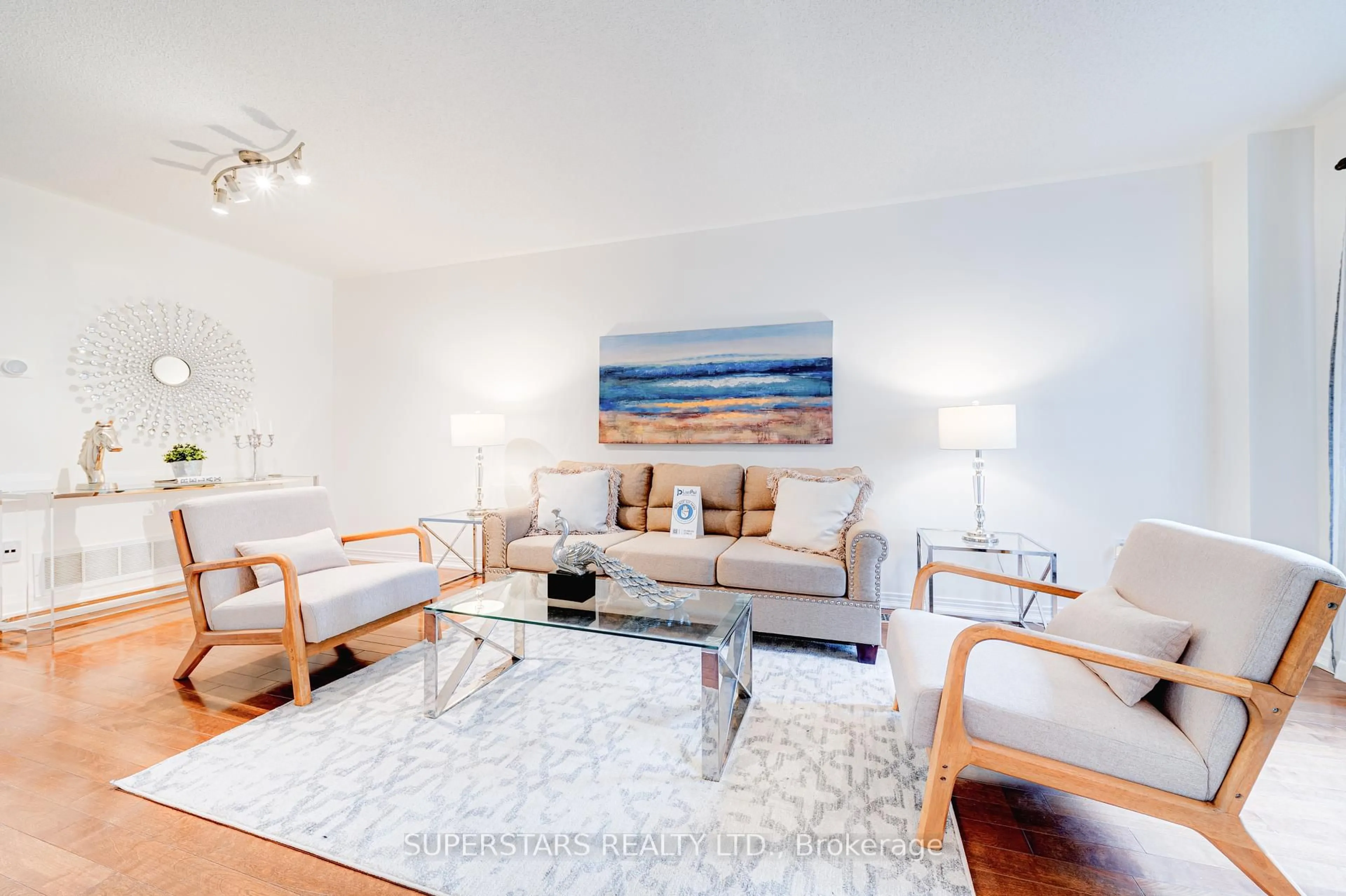 Living room with furniture, unknown for 64 Osborne Family Way, Newmarket Ontario L3X 3B5