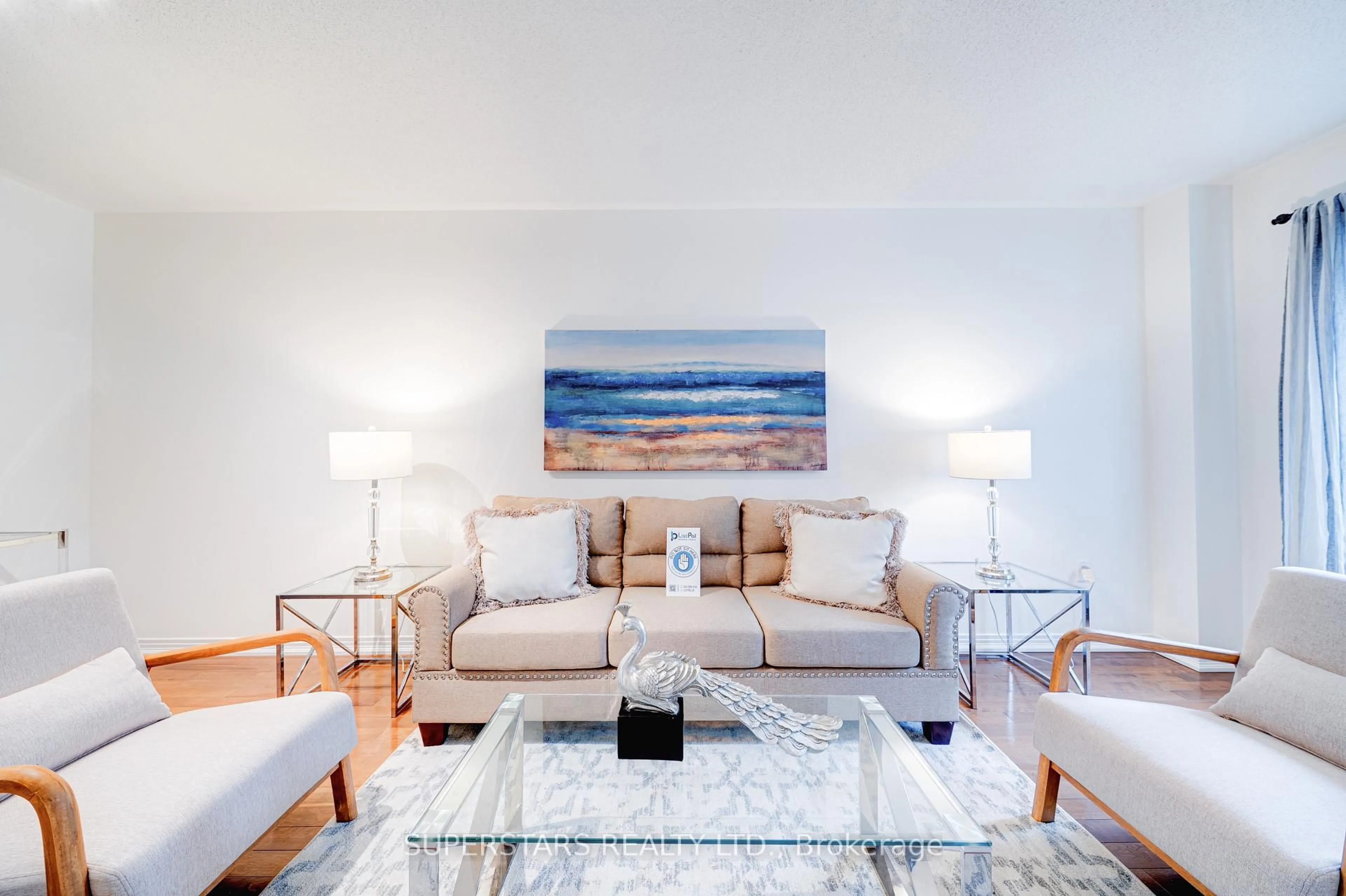 Living room with furniture, unknown for 64 Osborne Family Way, Newmarket Ontario L3X 3B5