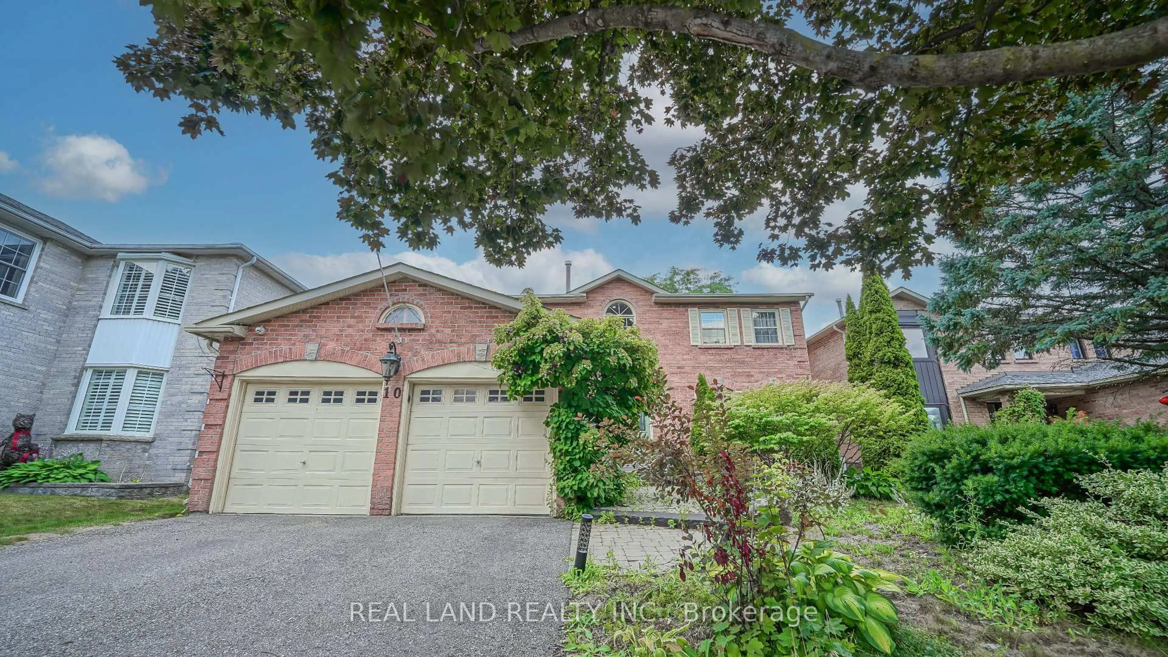 Home with brick exterior material, street for 10 Timpson Dr, Aurora Ontario L4G 5K6