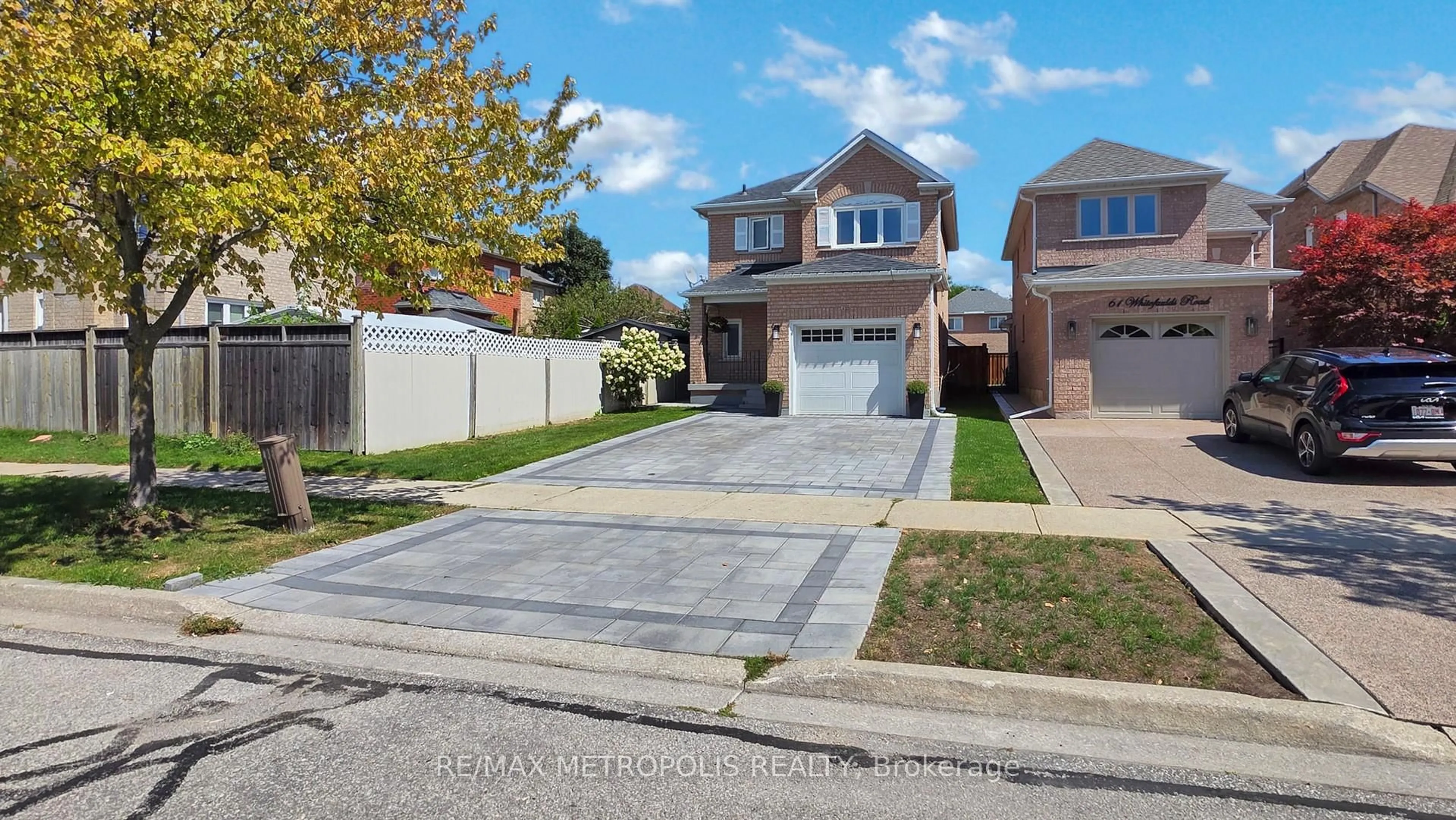 Home with brick exterior material, street for 63 Whitefaulds Rd, Vaughan Ontario L6A 2K4