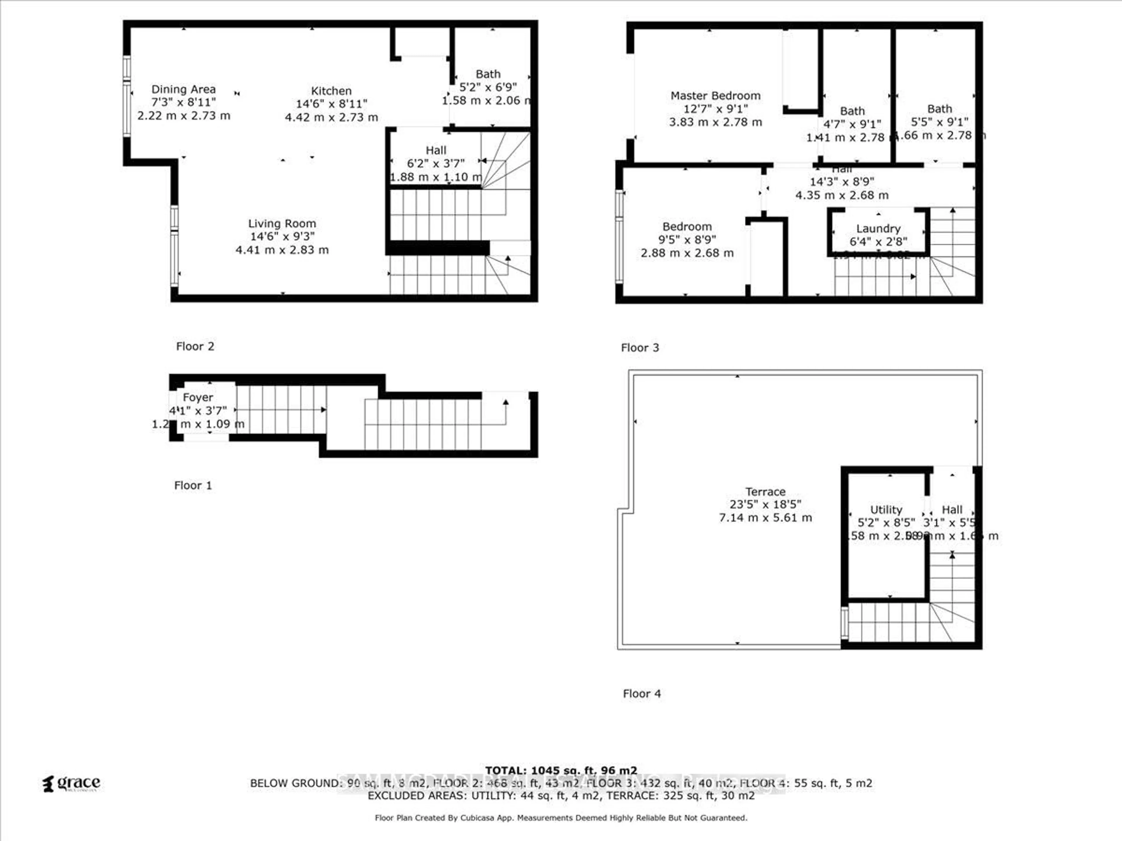 Floor plan for 6 Red Squirrel Lane #C301, Richmond Hill Ontario L4S 0P5