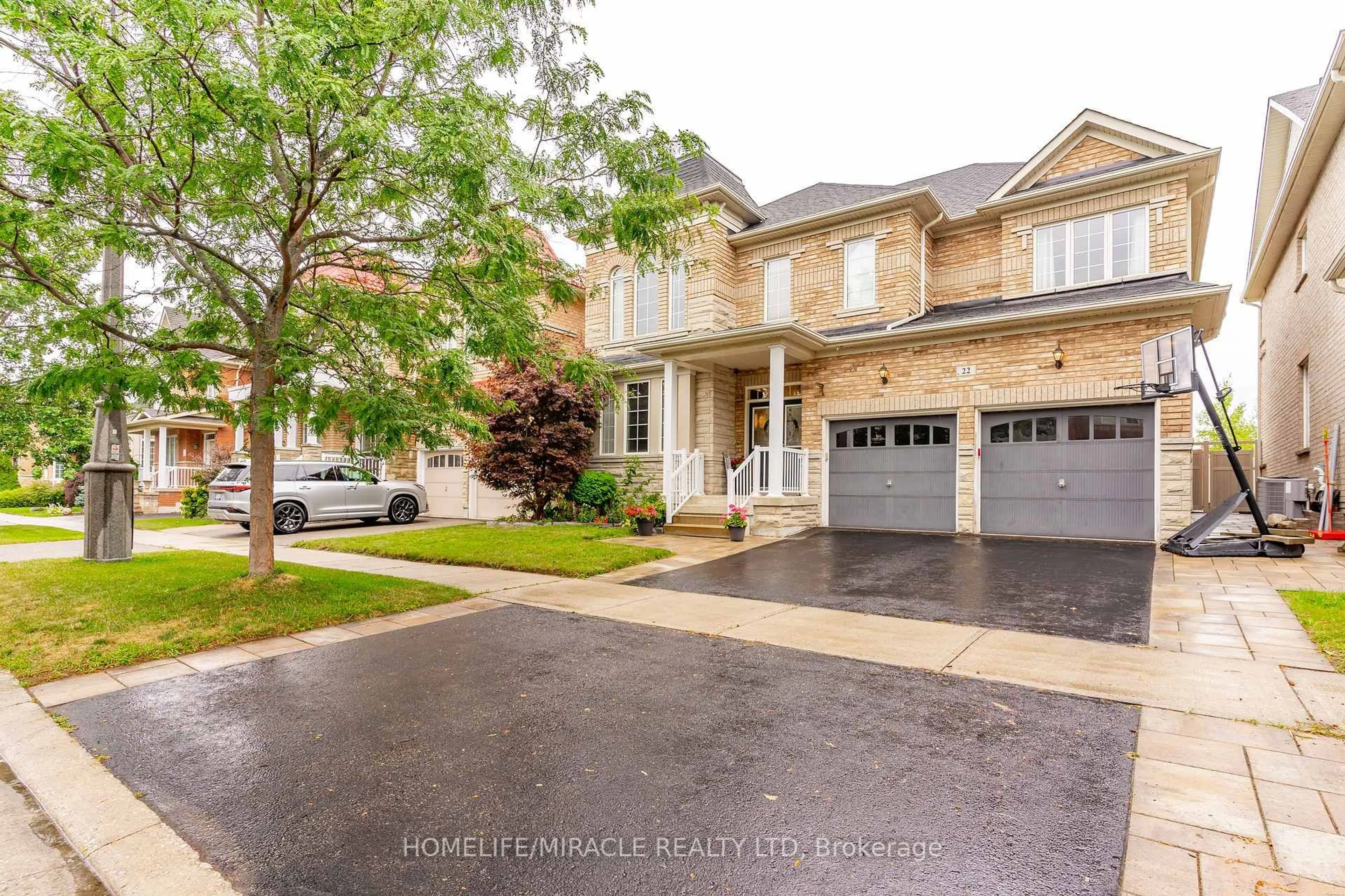 Home with brick exterior material, street for 22 Malborough Rd, Markham Ontario L6B 0E8