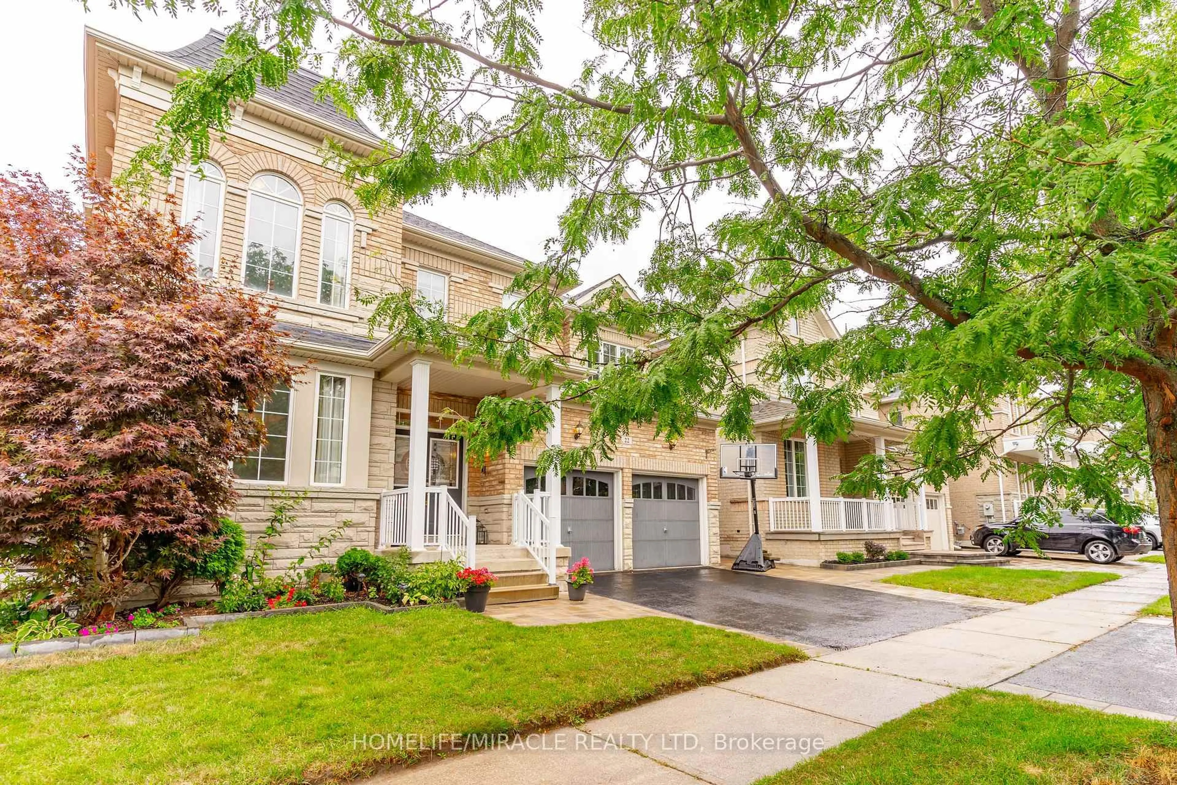 Home with brick exterior material, street for 22 Malborough Rd, Markham Ontario L6B 0E8