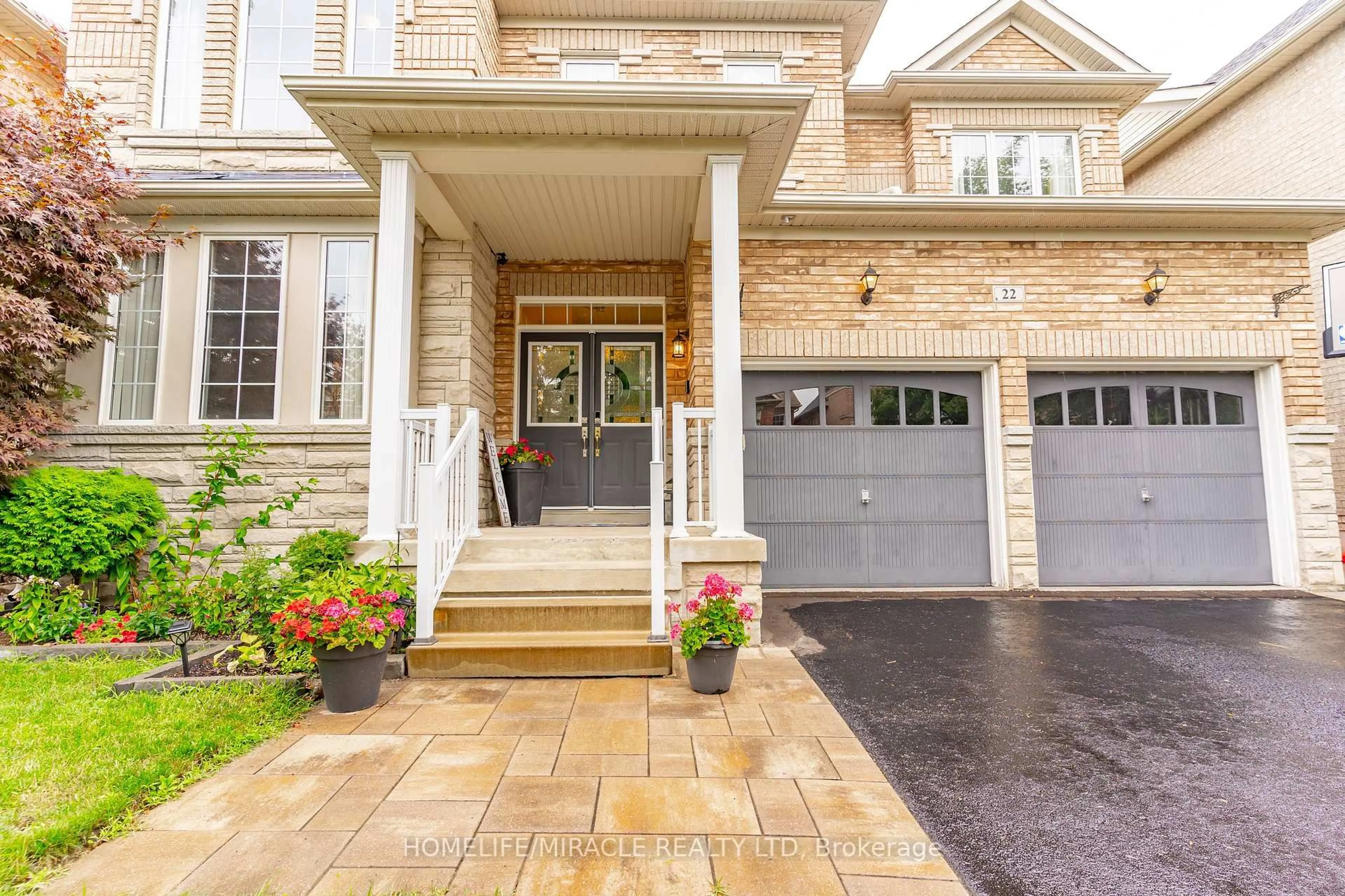 Home with brick exterior material, street for 22 Malborough Rd, Markham Ontario L6B 0E8