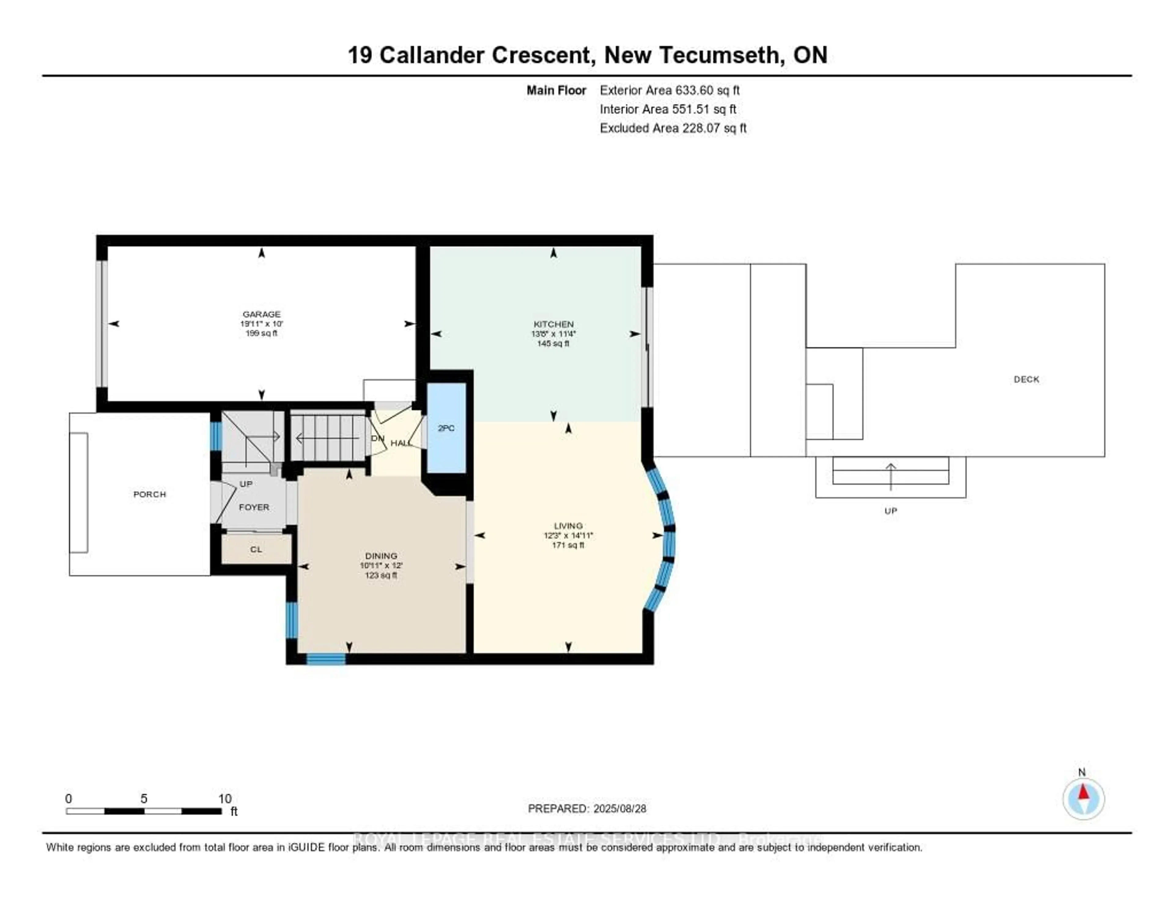 Floor plan for 19 Callander Cres, New Tecumseth Ontario L9R 0B4