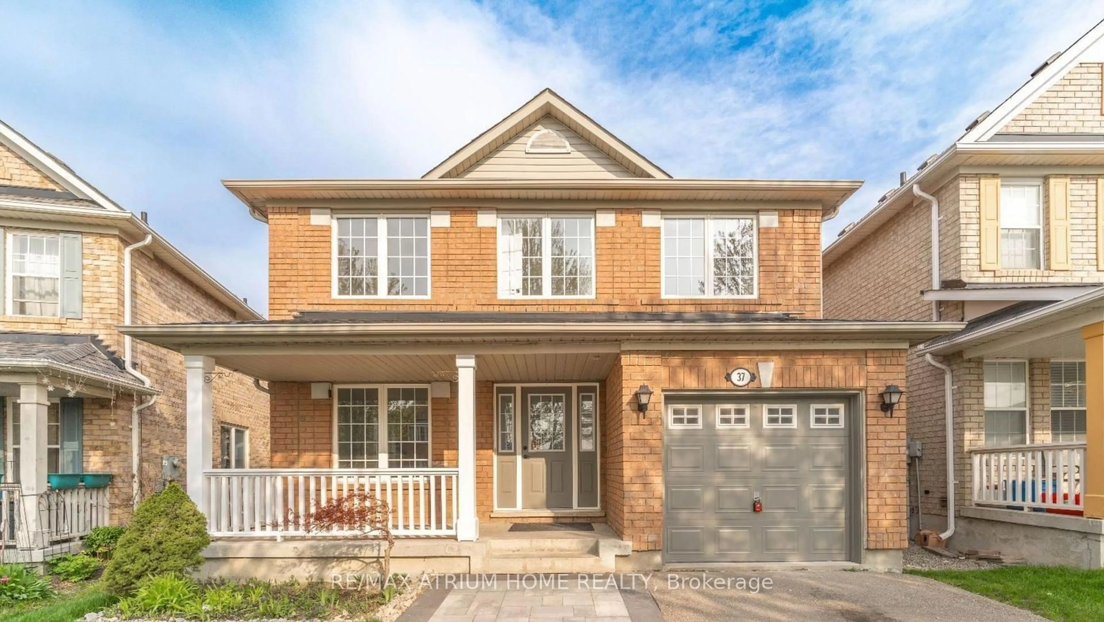 Home with brick exterior material, street for 37 Landsdown Cres, Markham Ontario L6E 1M6