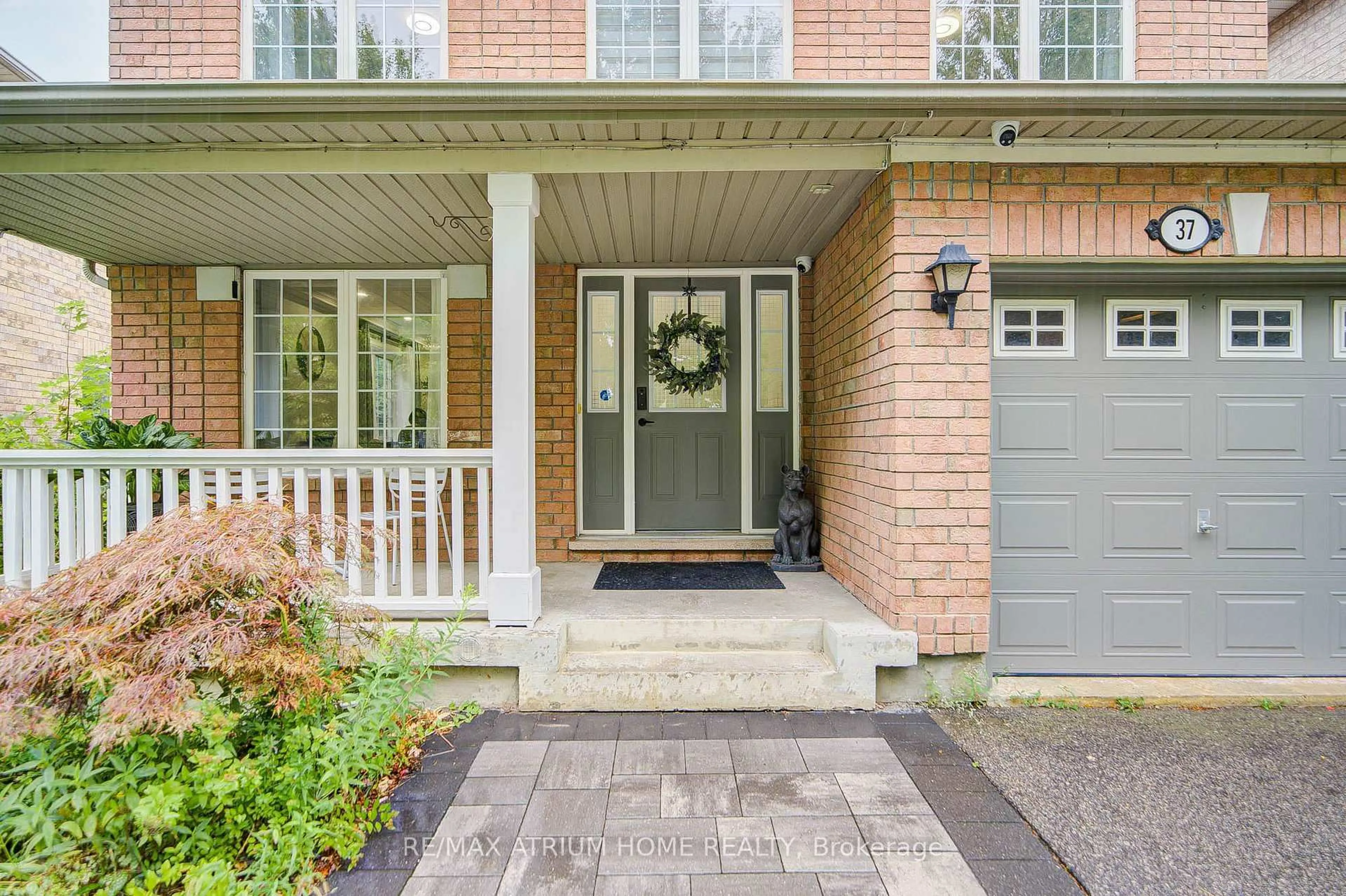 Home with brick exterior material, street for 37 Landsdown Cres, Markham Ontario L6E 1M6