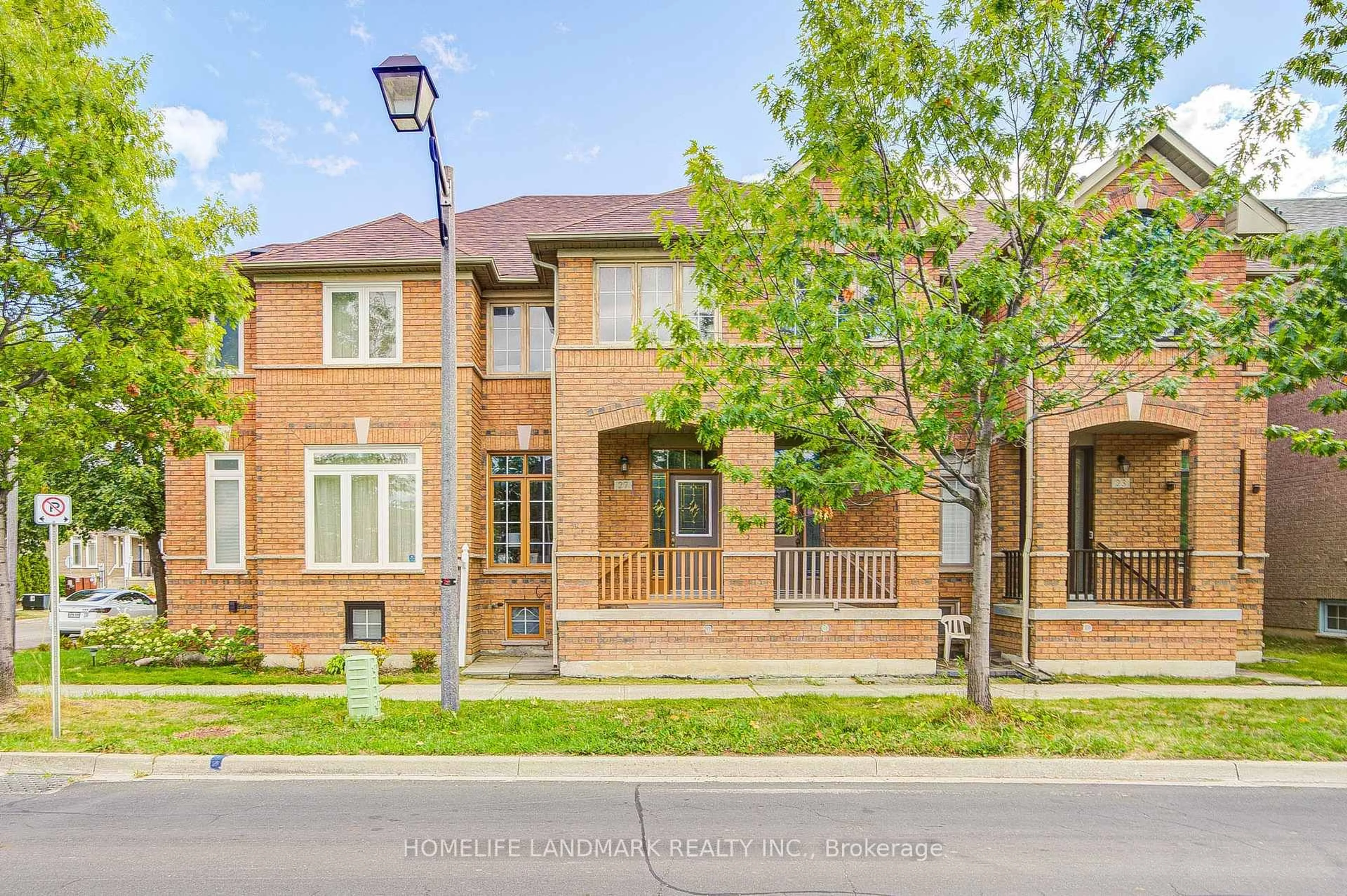 Home with brick exterior material, street for 27 Bur Oak Ave, Markham Ontario L6C 2E2