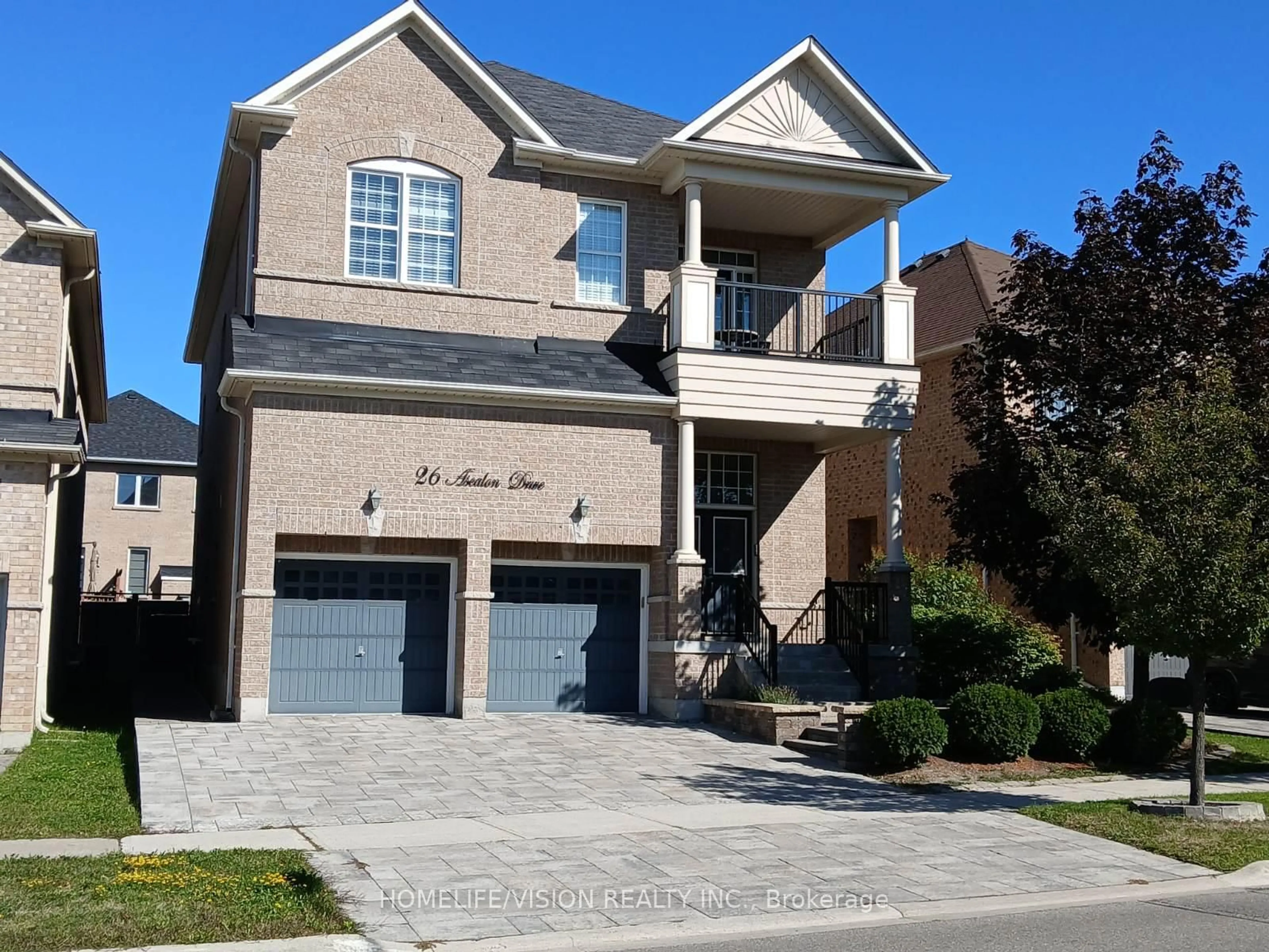 Home with brick exterior material, street for 26 Ascalon Dr, Vaughan Ontario L6A 0M5