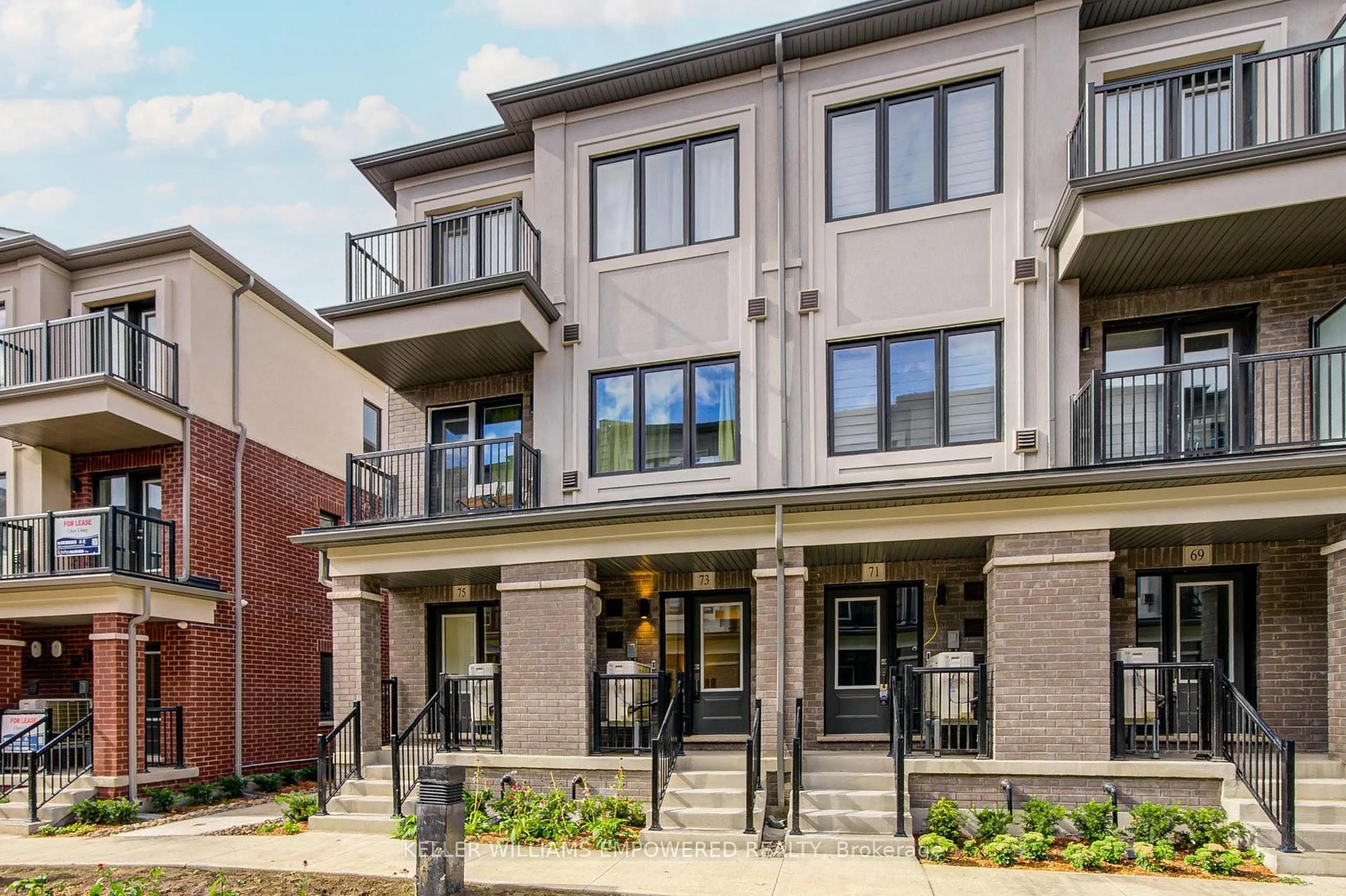 Home with brick exterior material, street for 73 Matawin Lane, Richmond Hill Ontario L4S 1P4