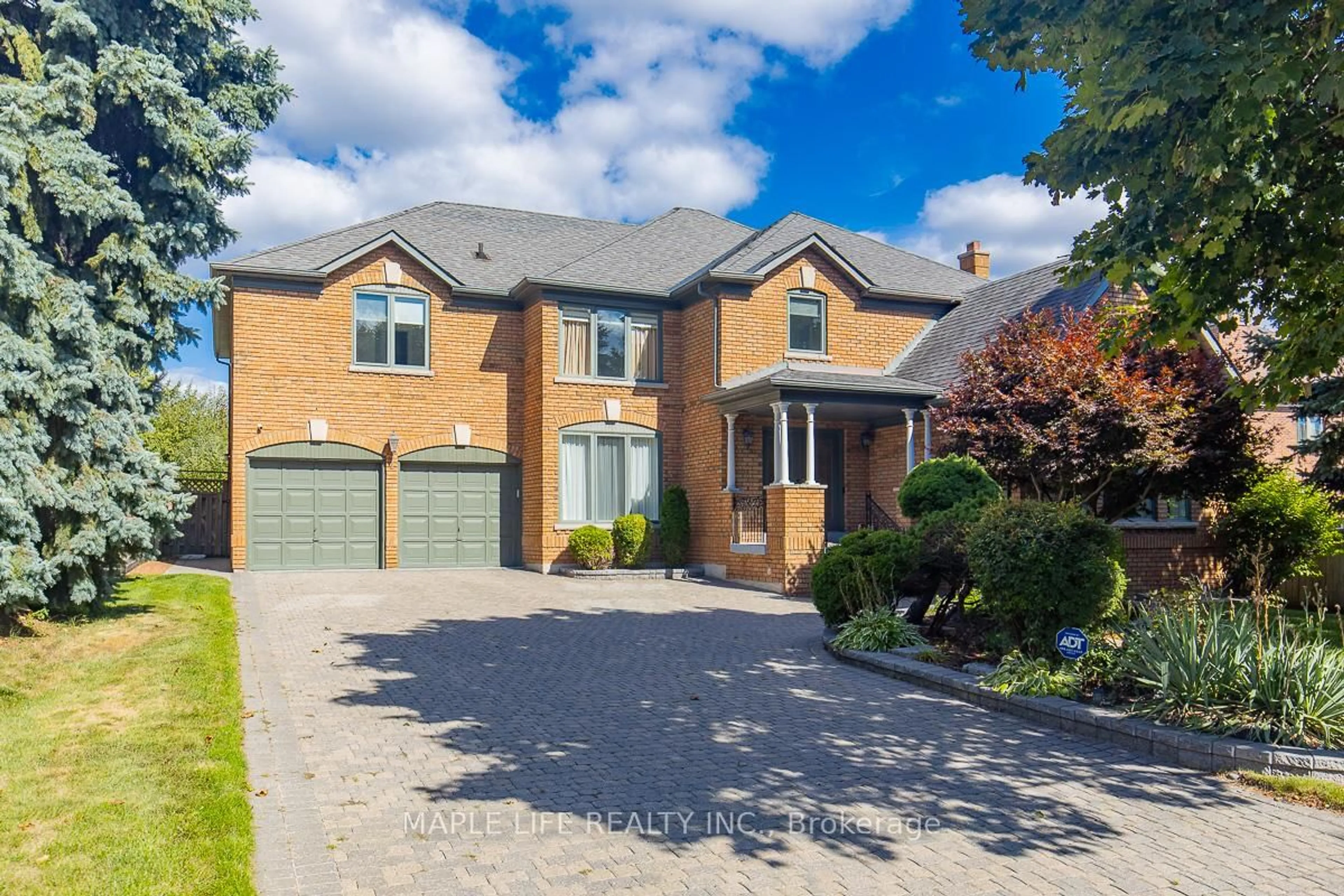 Home with brick exterior material, street for 1 Elderwood Dr, Richmond Hill Ontario L4B 2X3