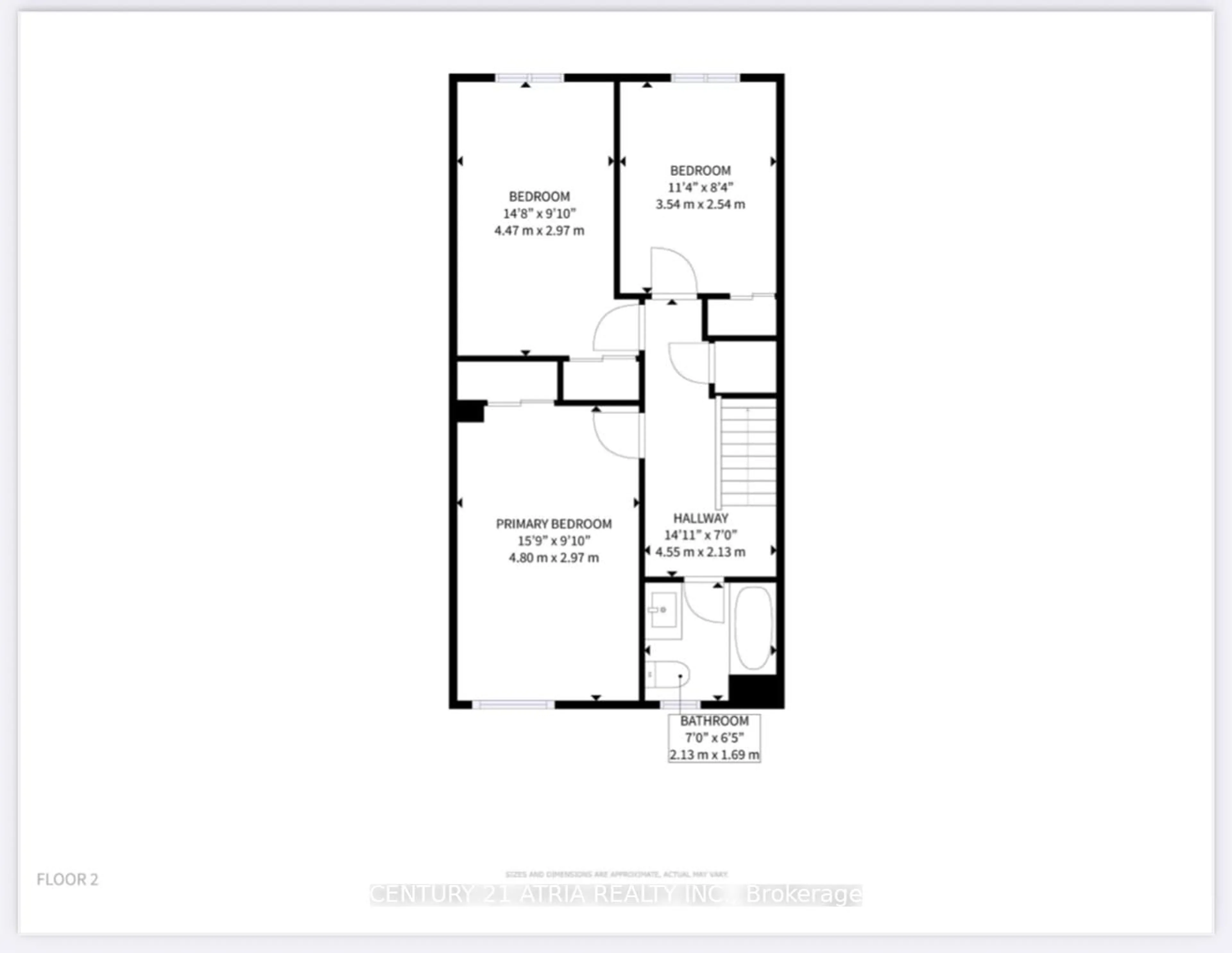 Floor plan for 80 Hord Cres, Vaughan Ontario L4J 3A7