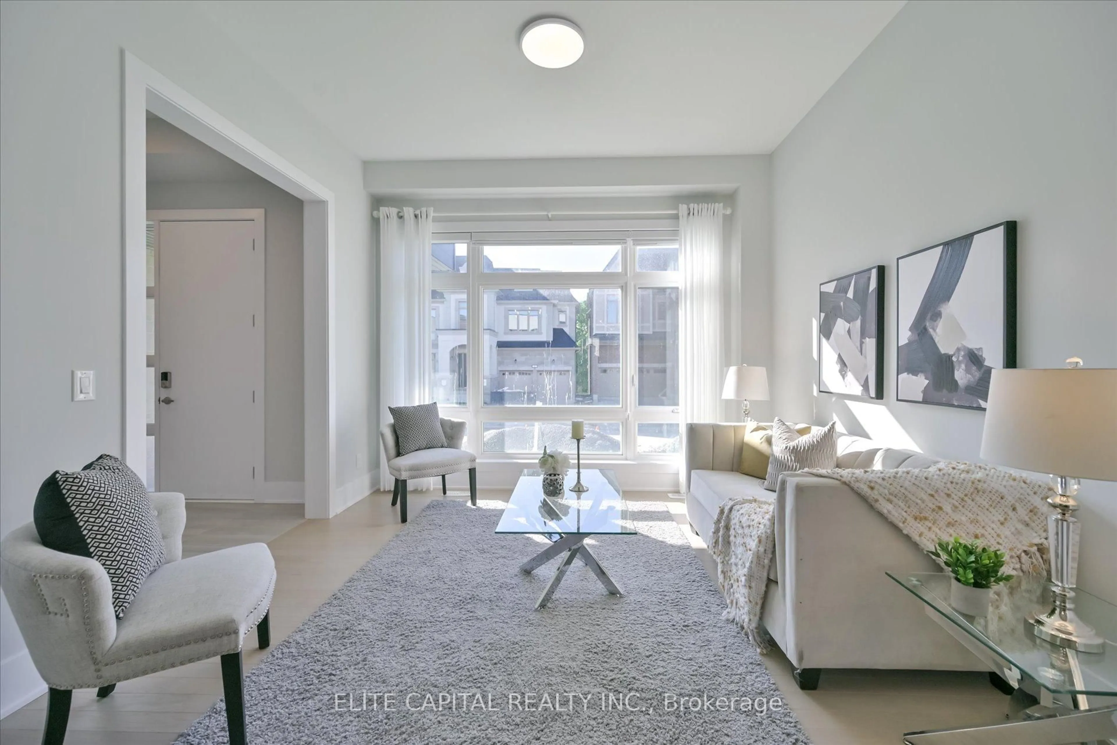 Living room with furniture, unknown for 45 Godfrey Willis Dr, Markham Ontario L6C 3N2